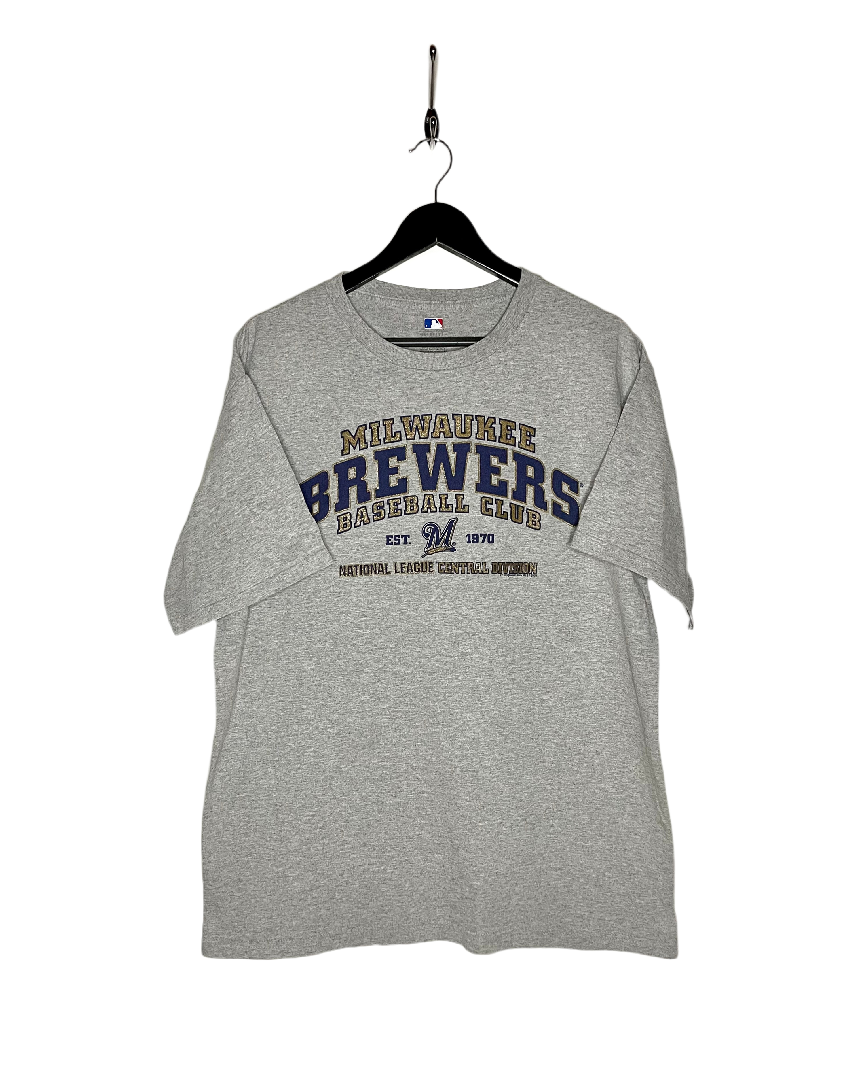 MLB T-Shirt Milwaukee Brewers Gray Size L 