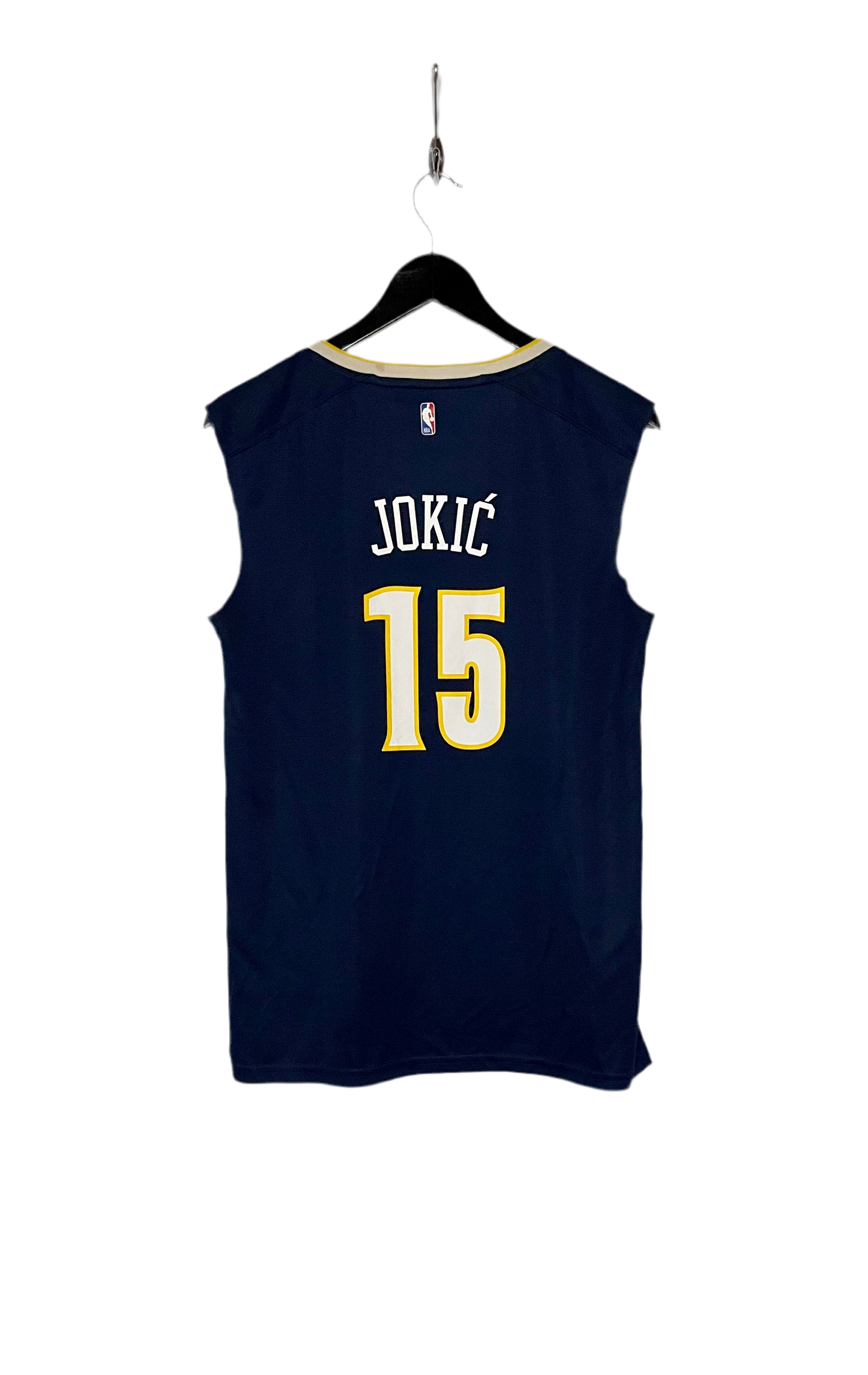 Fanatics NBA Jersey Denver Nuggets #15 Nikola Jokic Blau Größe M Damen