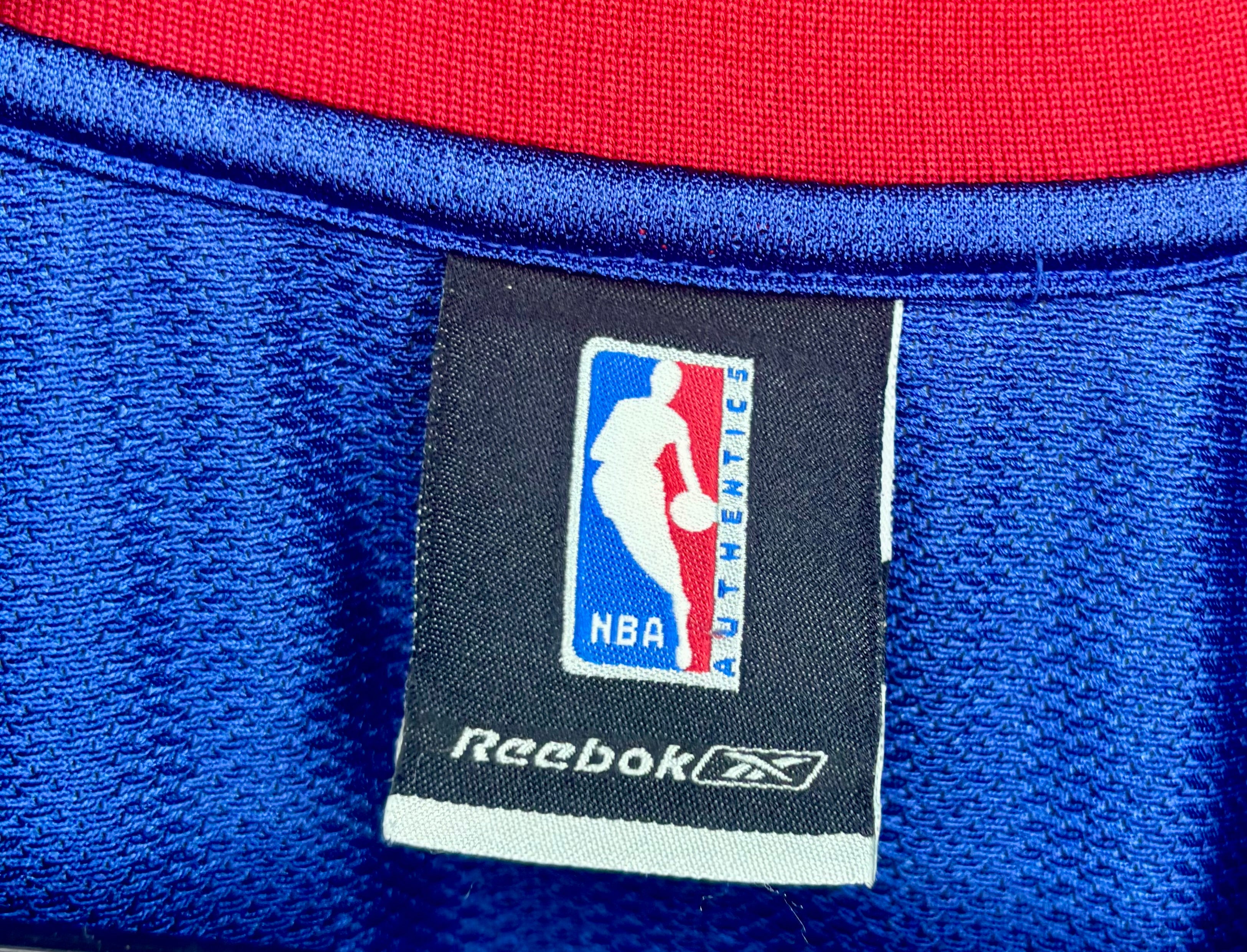 Reebok NBA Vintage Detroit Pistons Jersey #32 Richard Hamilton Blau Größe L