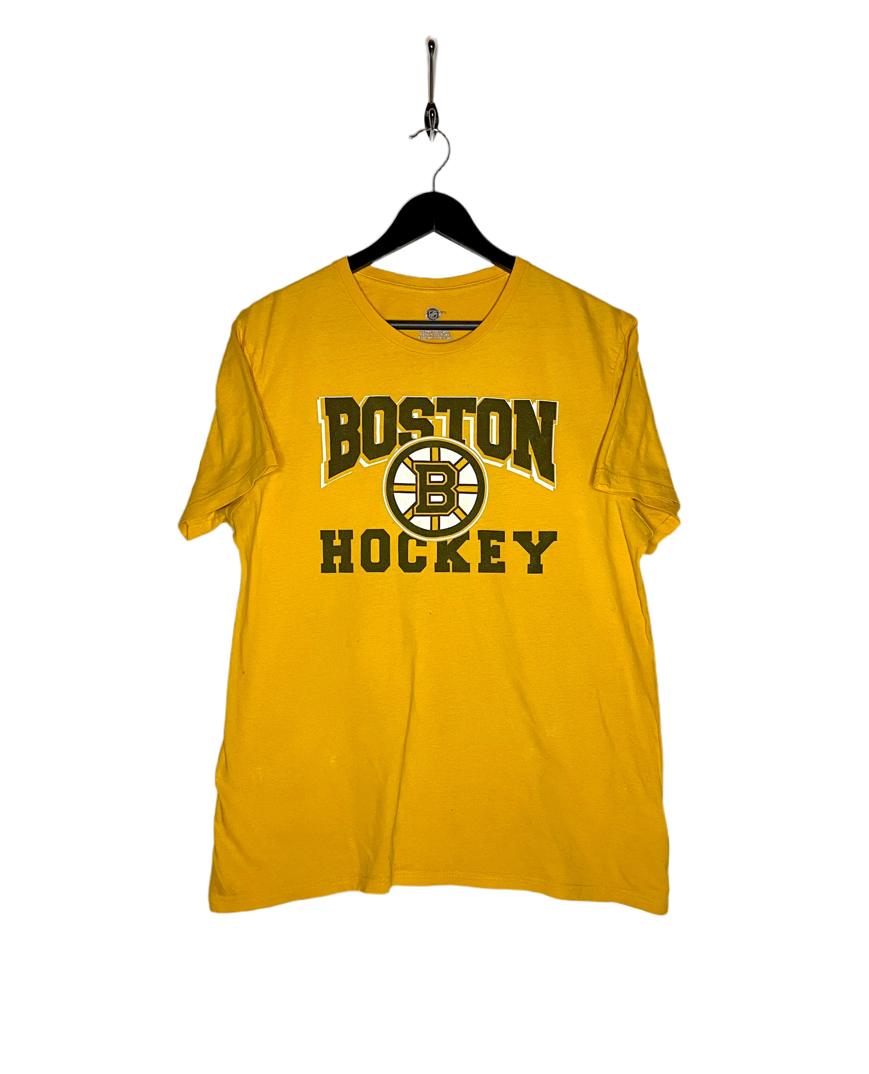 NHL T-Shirt Boston Bruins Gelb Größe L