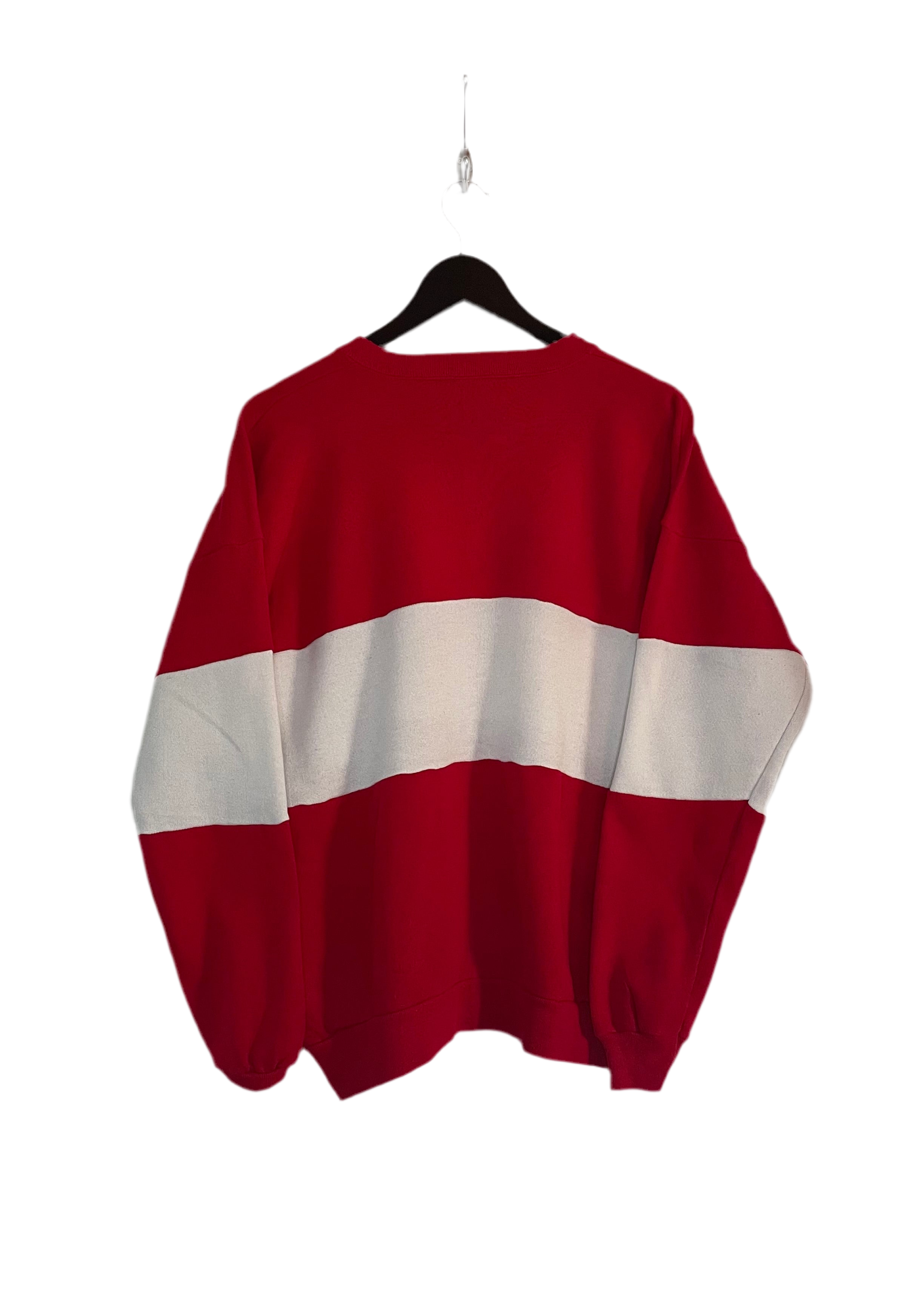 Coca Cola Vintage Sweater Rot/Weiß Größe XL