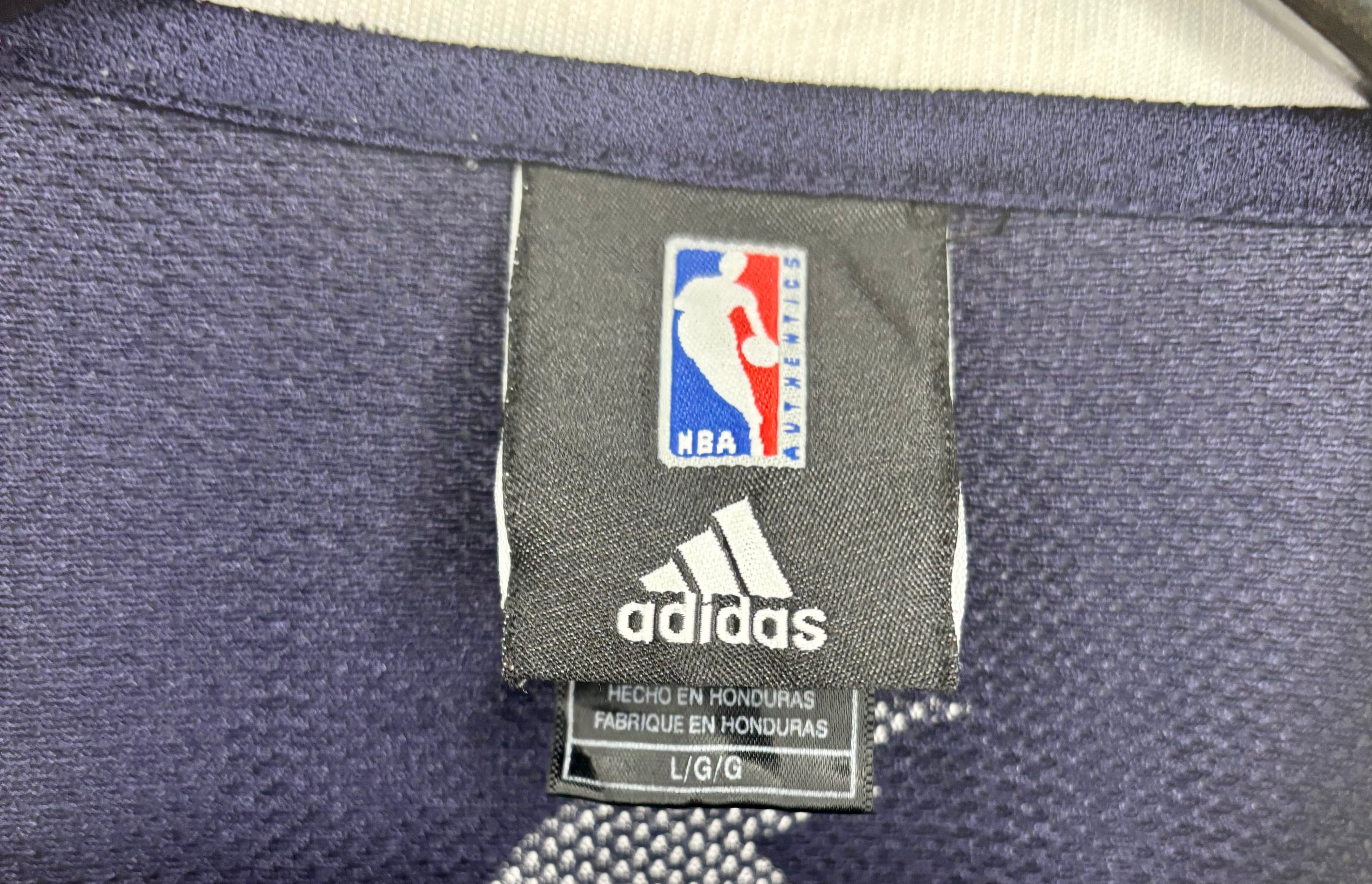 Adidas NBA Atlanta Hawks Jersey #10 Mike Bibby Blau Größe L