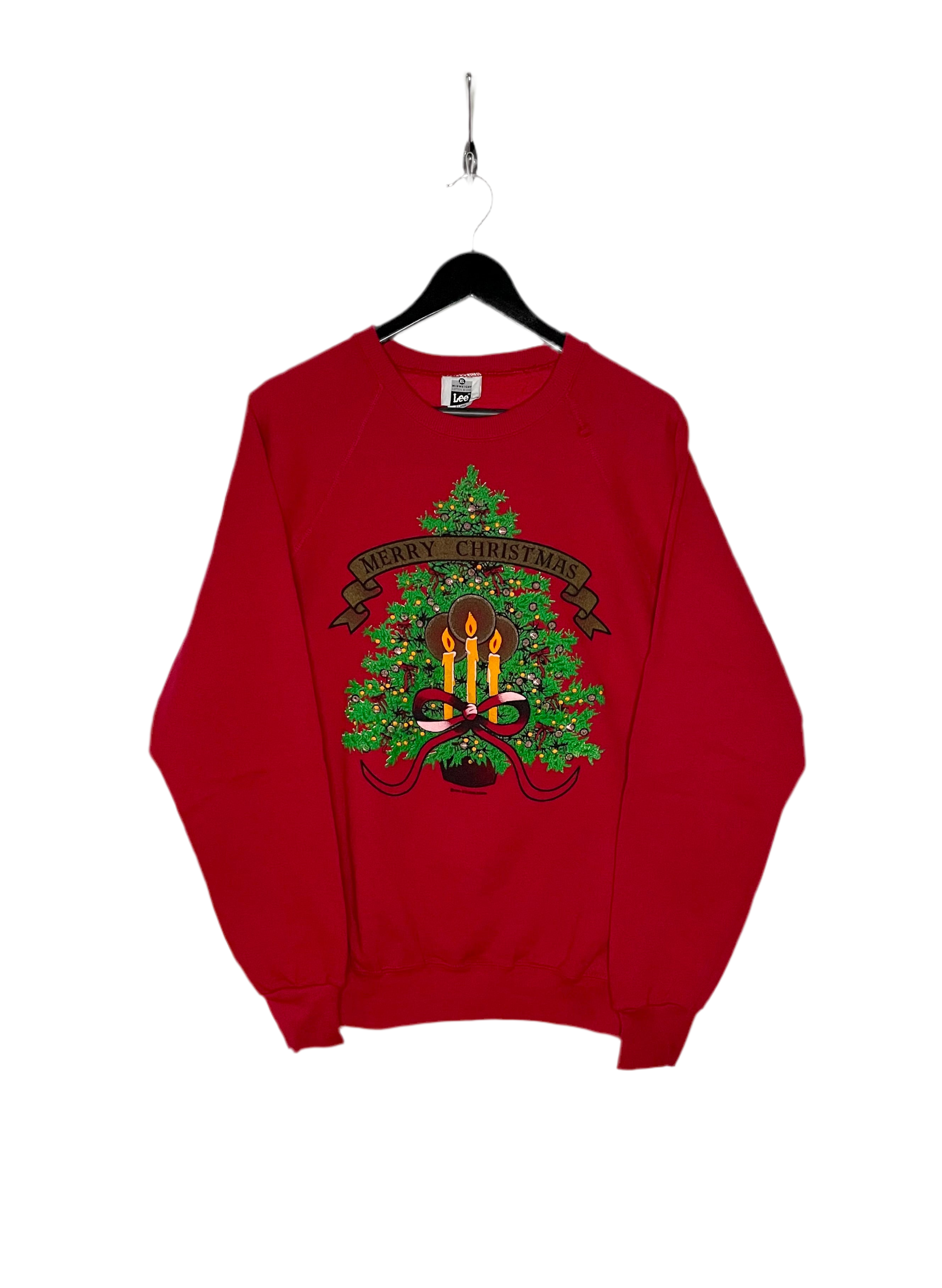 LEE Weihnachts Sweater Rot Größe XL