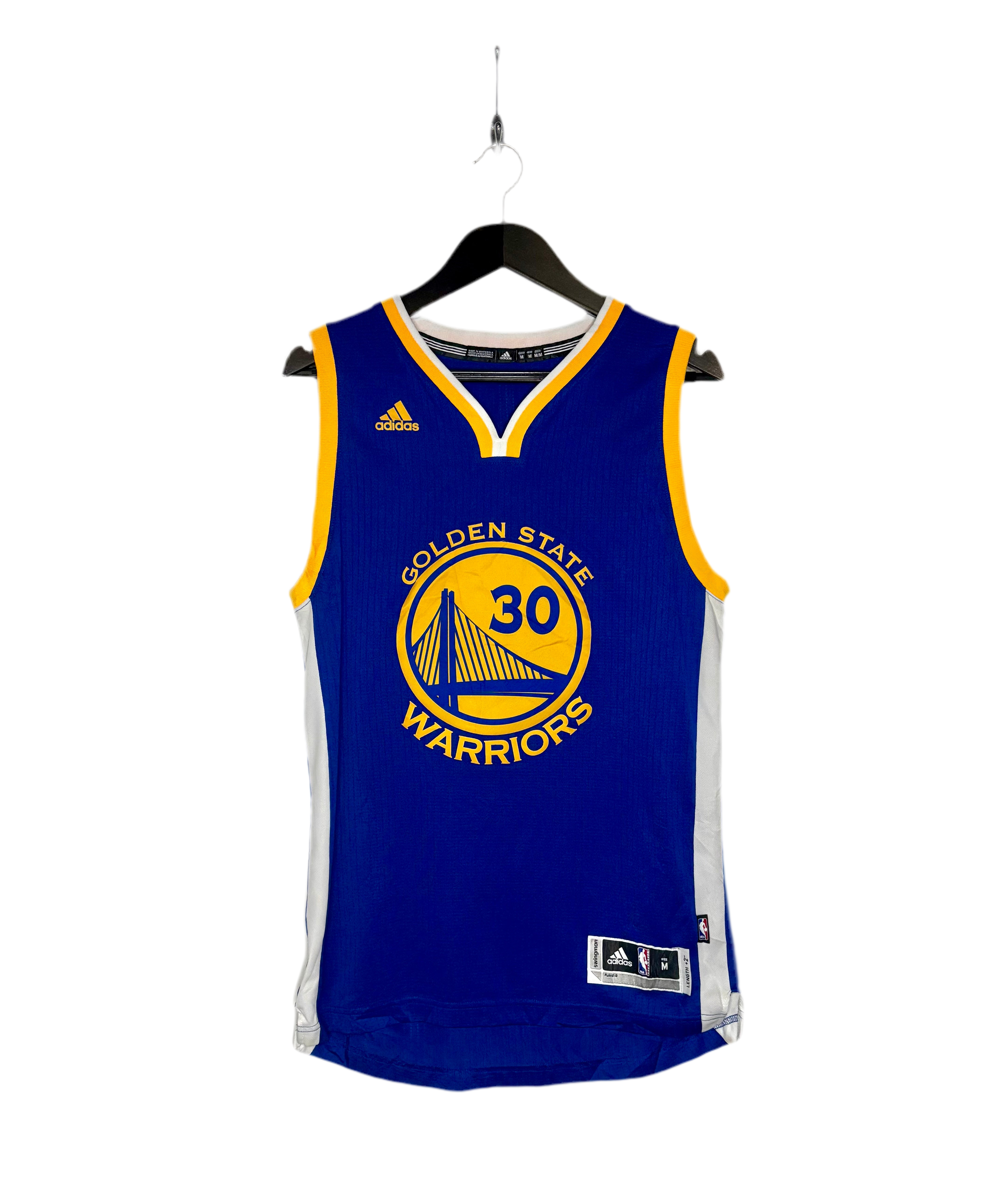Adidas NBA Golden State Warriors Jersey #30 Steph Curry Blau Größe M