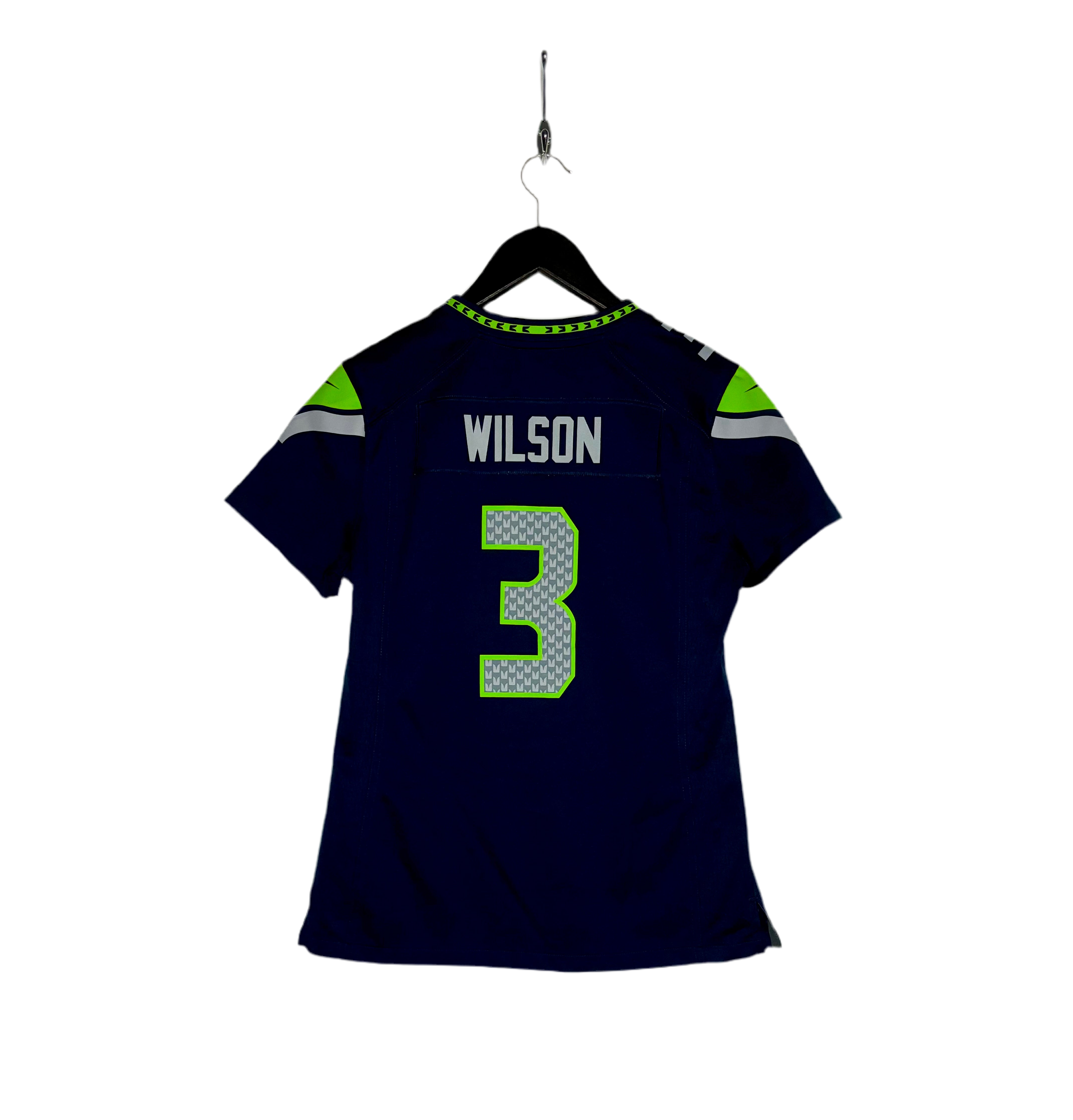 Nike NFL Seattle Seahawks Jersey #3 Russell Wilson Blau Größe S