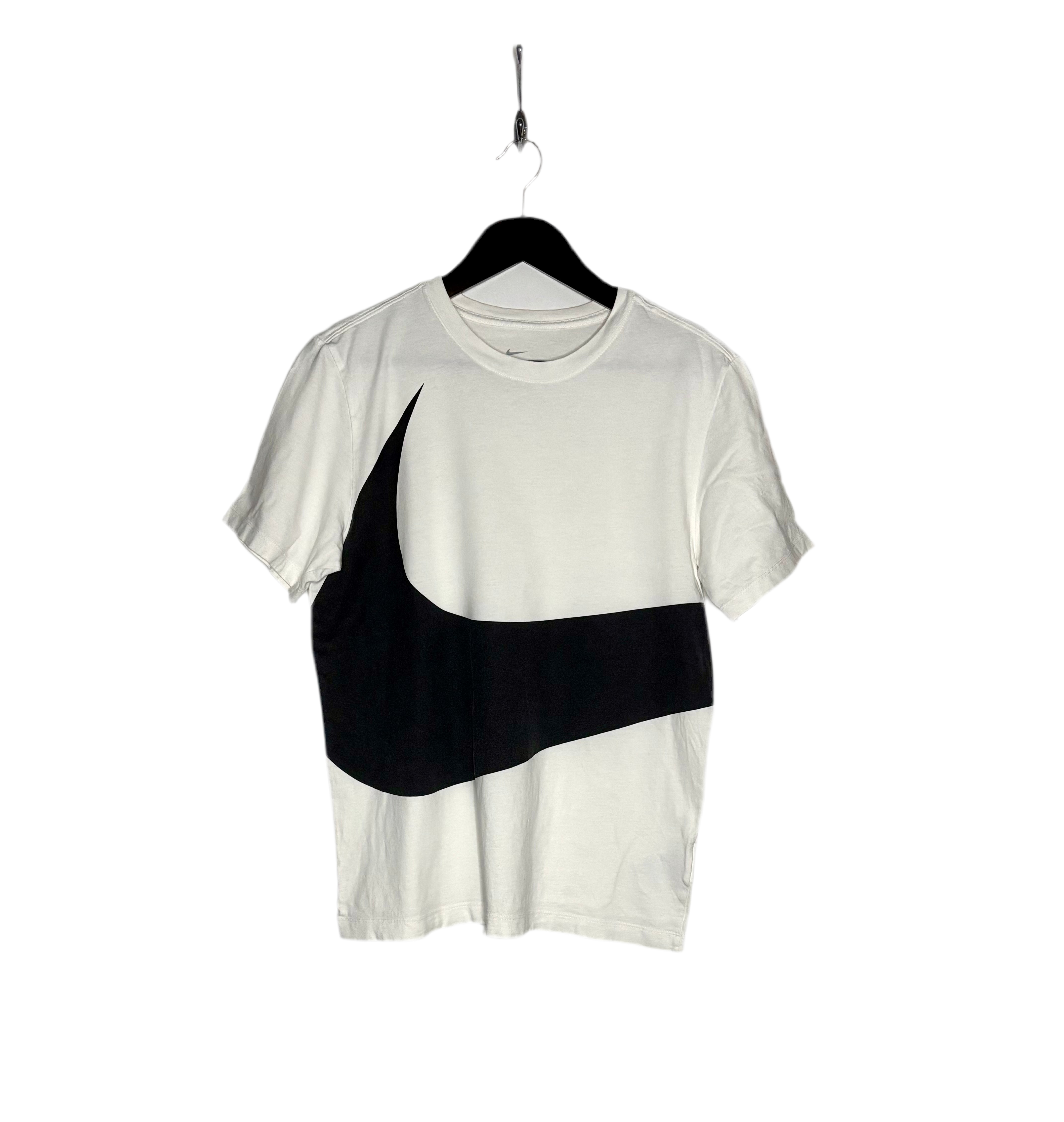 Nike Big Swoosh T-Shirt Weiß Größe L