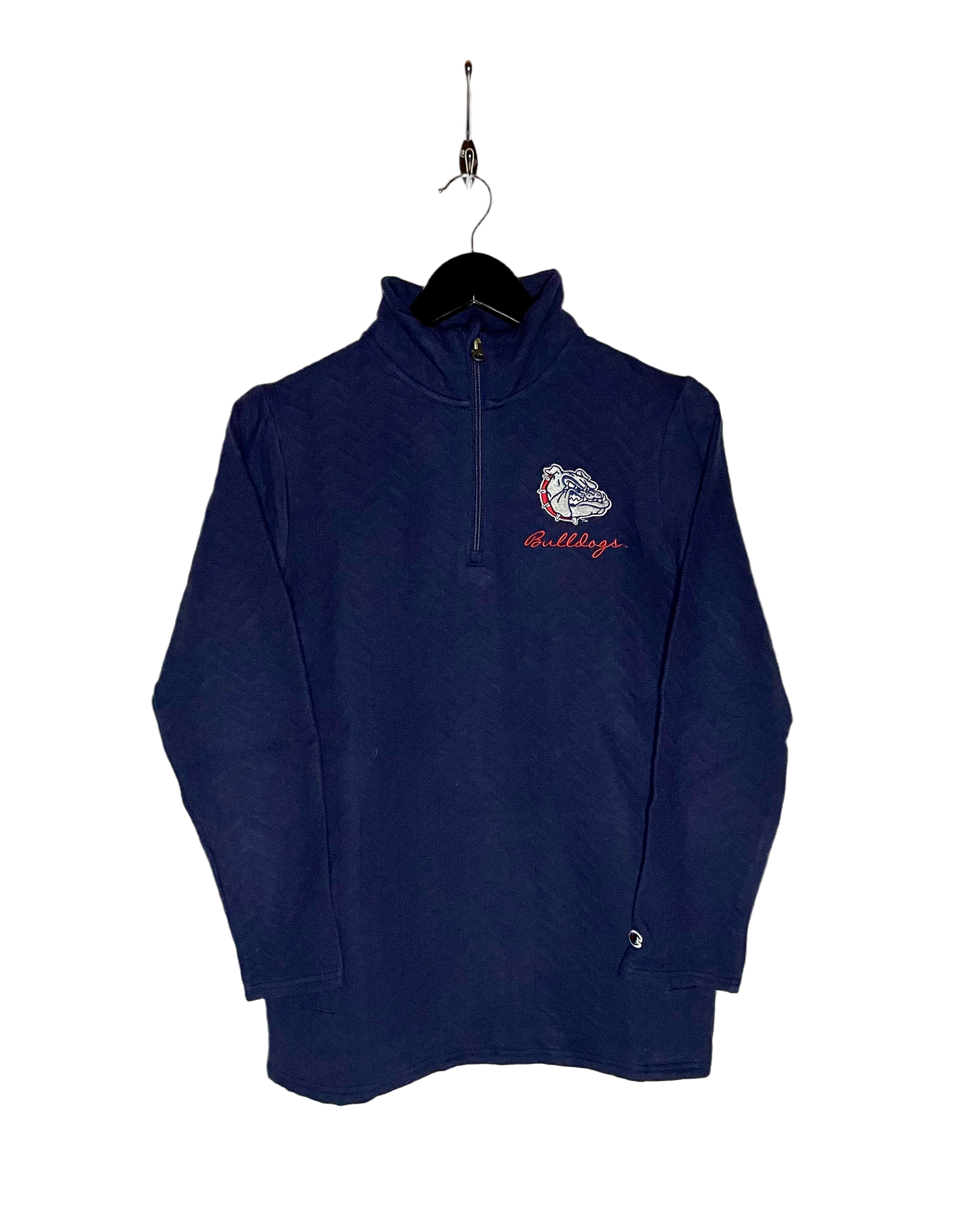 Champion Q-Zip Sweater Bulldogs Blue Size S