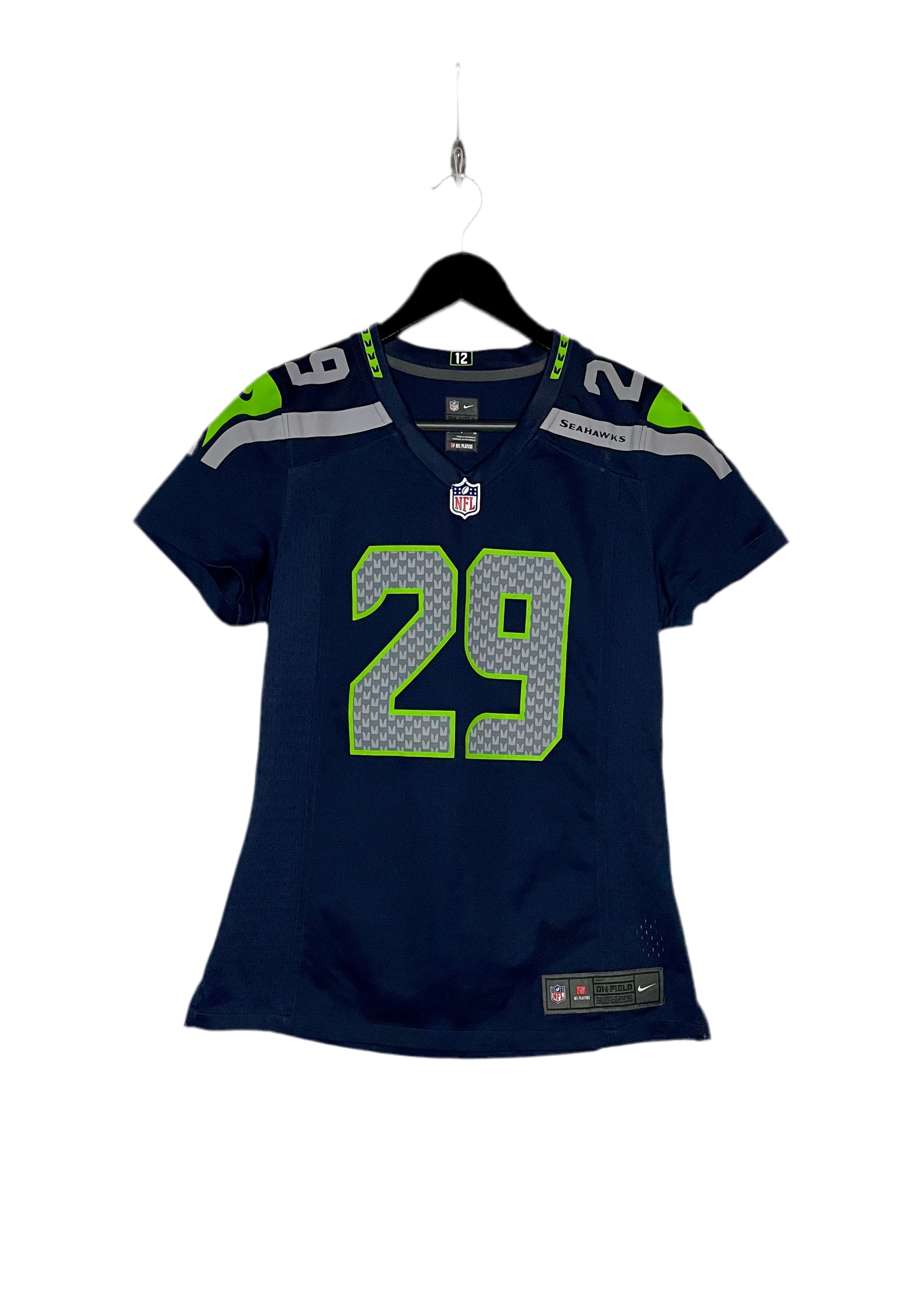 Nike Seattle Seahawks Jersey #29 Earl Thomas Blau Größe S Damen