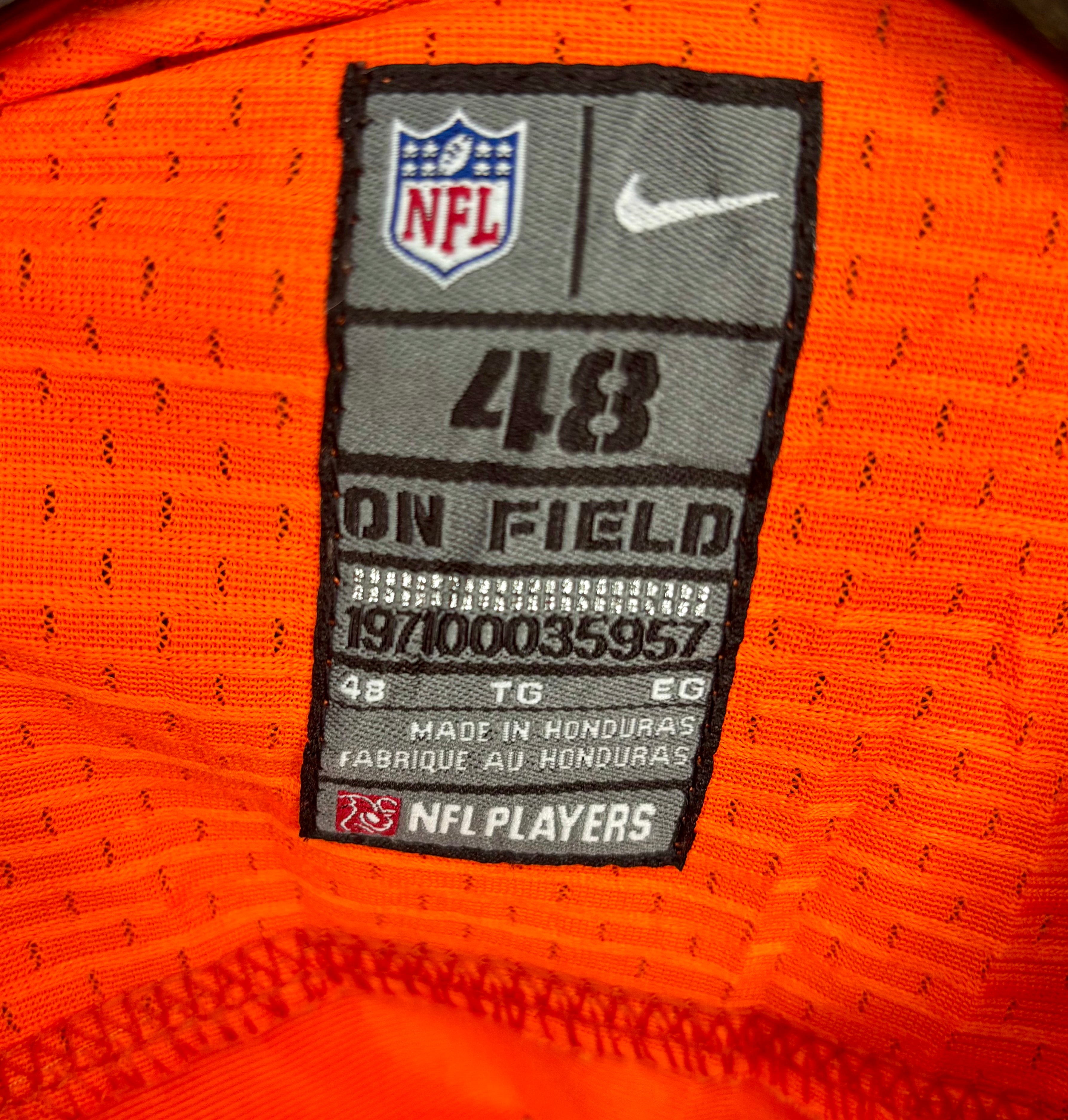Nike Denver Broncos Jersey #87 Orange Größe L