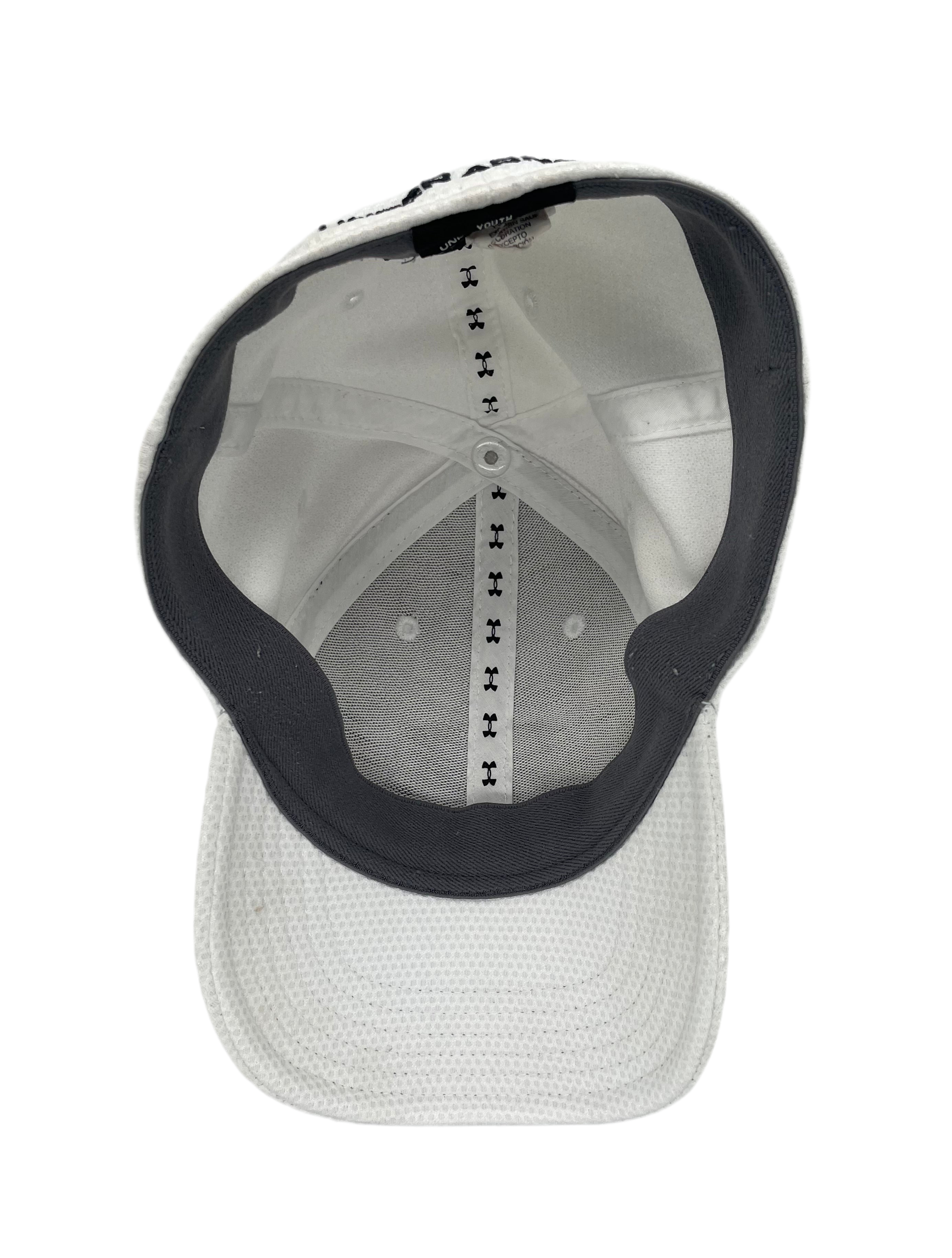 Under Armour Fitted Cap Bestickt Weiß Größe S/M Kinder