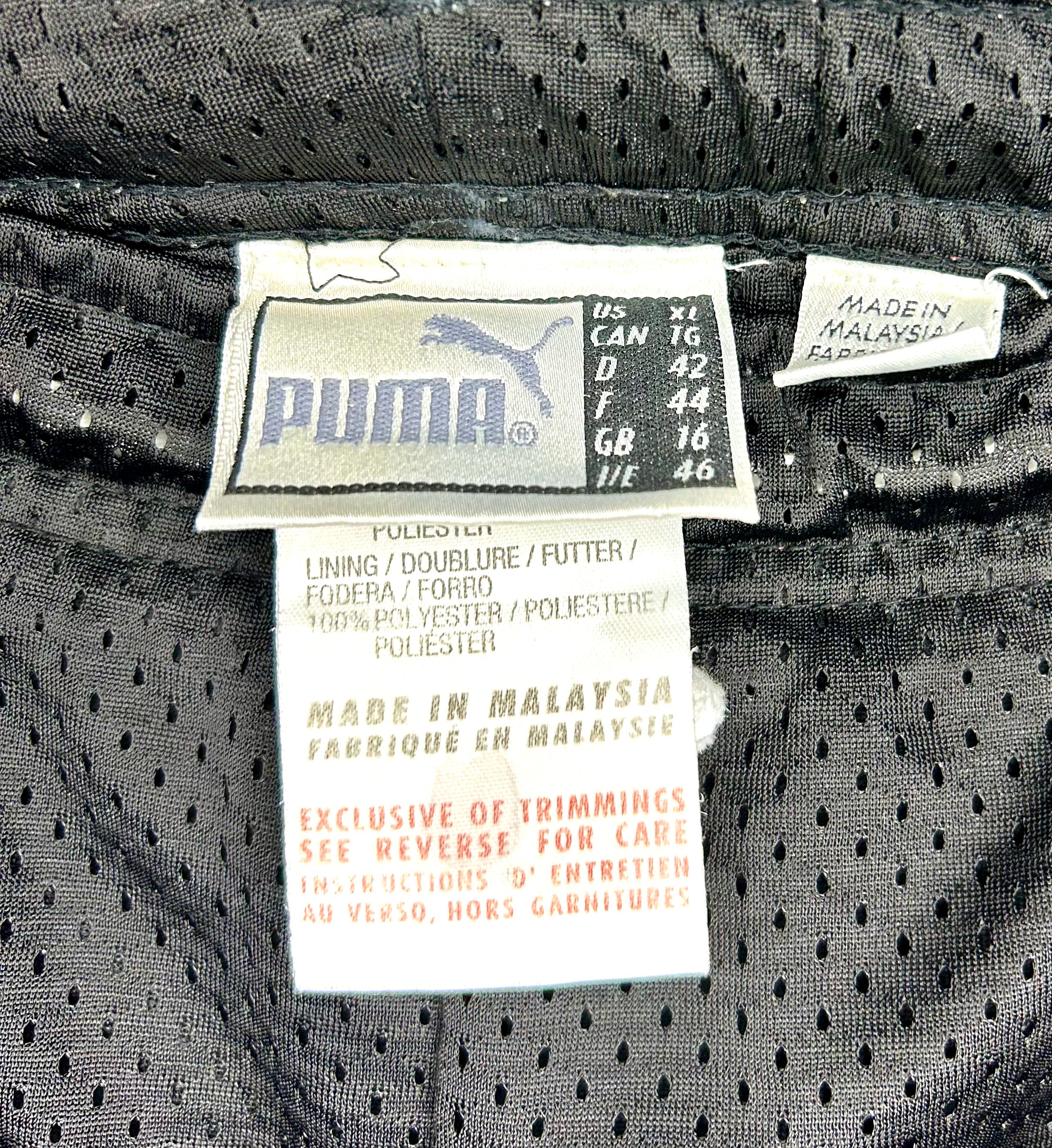 Puma Vintage Trainingshose Schwarz Größe XL