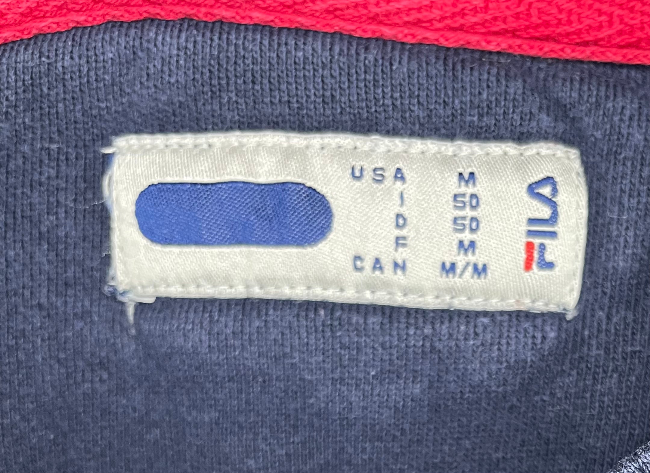 FILA Vintage Sweater Blau Größe M