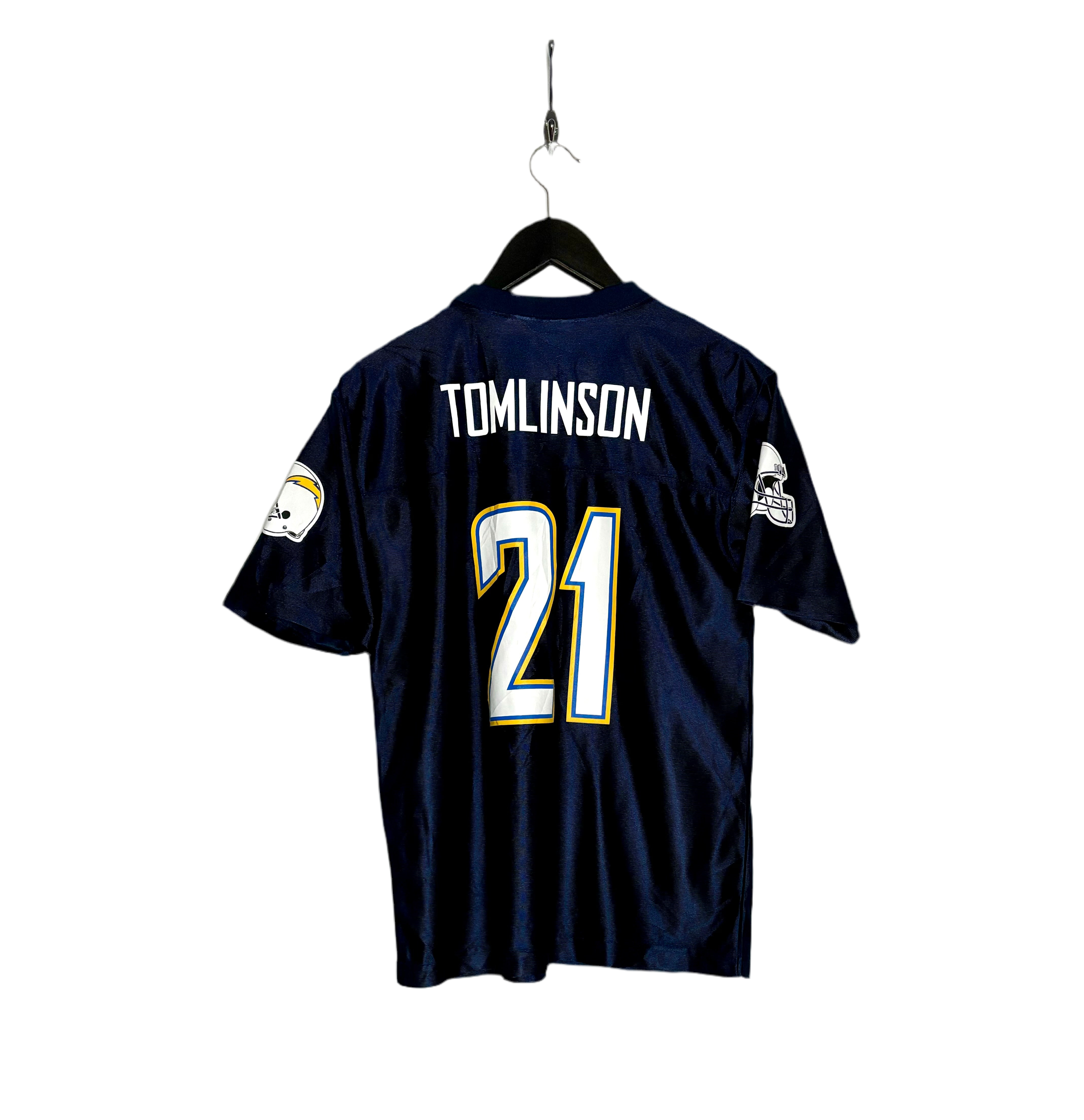 NFL Vintage Seattle Seahawks #21 LaDainian Tomlinson Blau Größe L Kinder