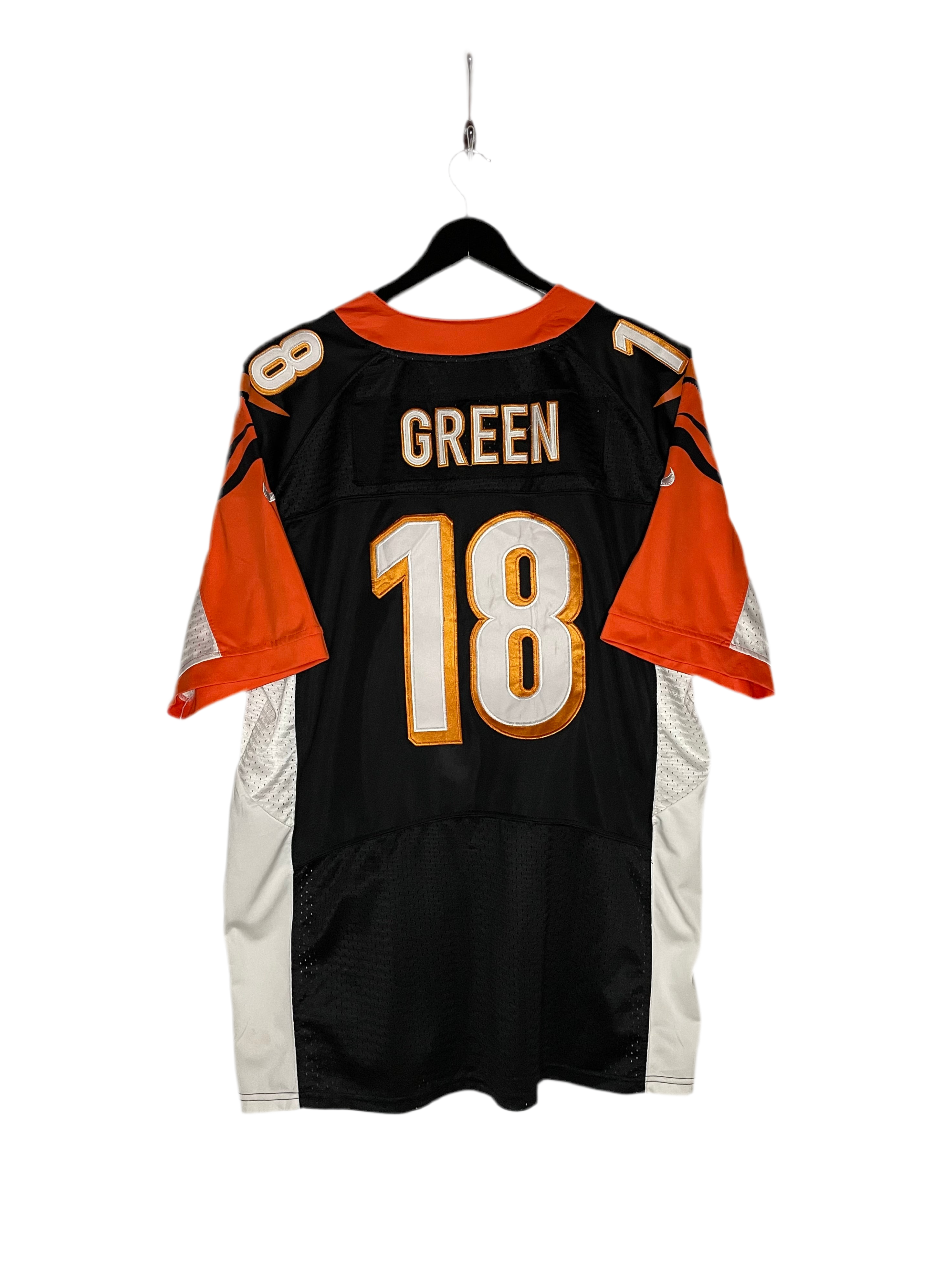 Nike OnField Jersey Cincinnati Bengals #18 A.J. Green Schwarz Größe L