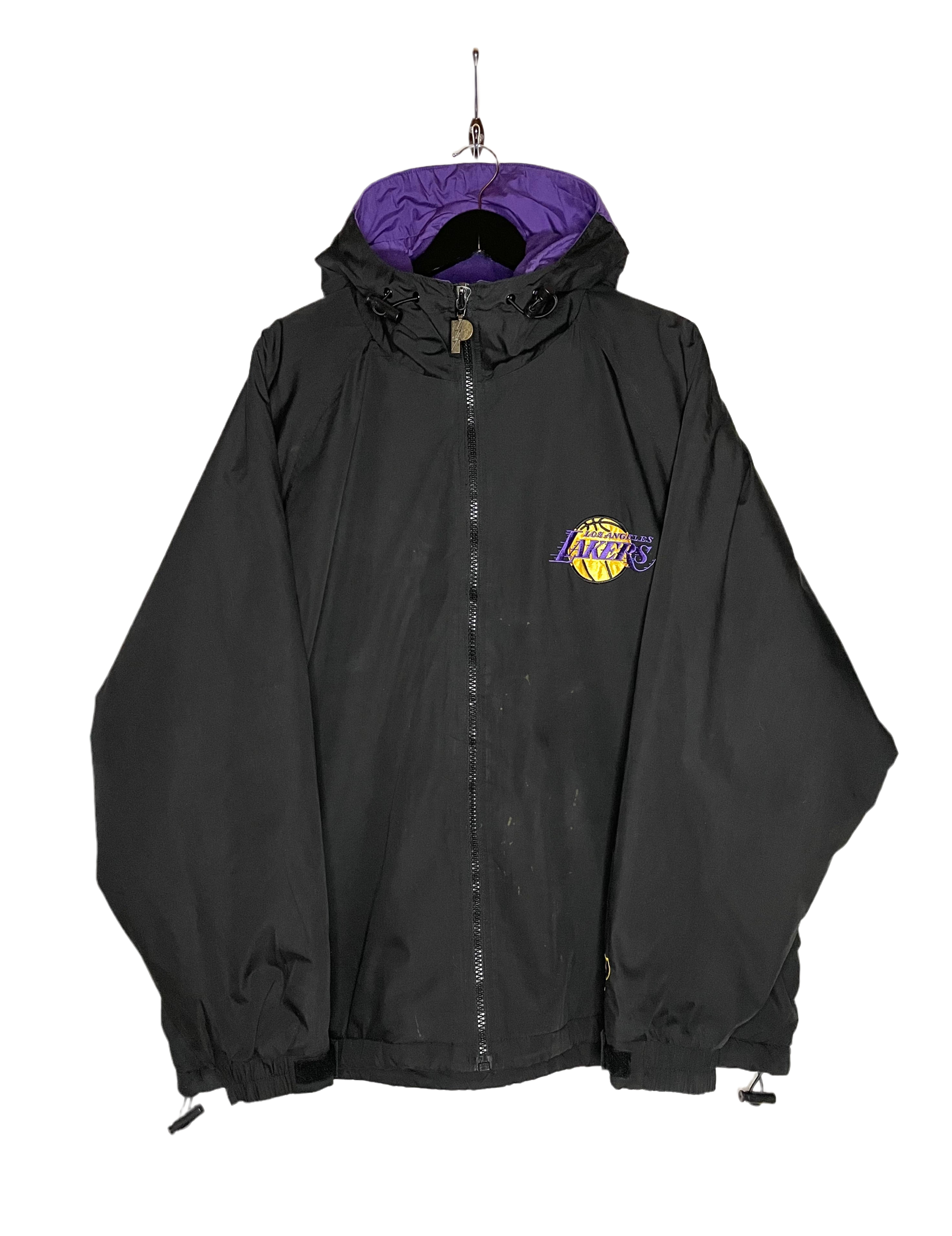 Pro Player Vintage Anorak LA Lakers Schwarz Größe XL