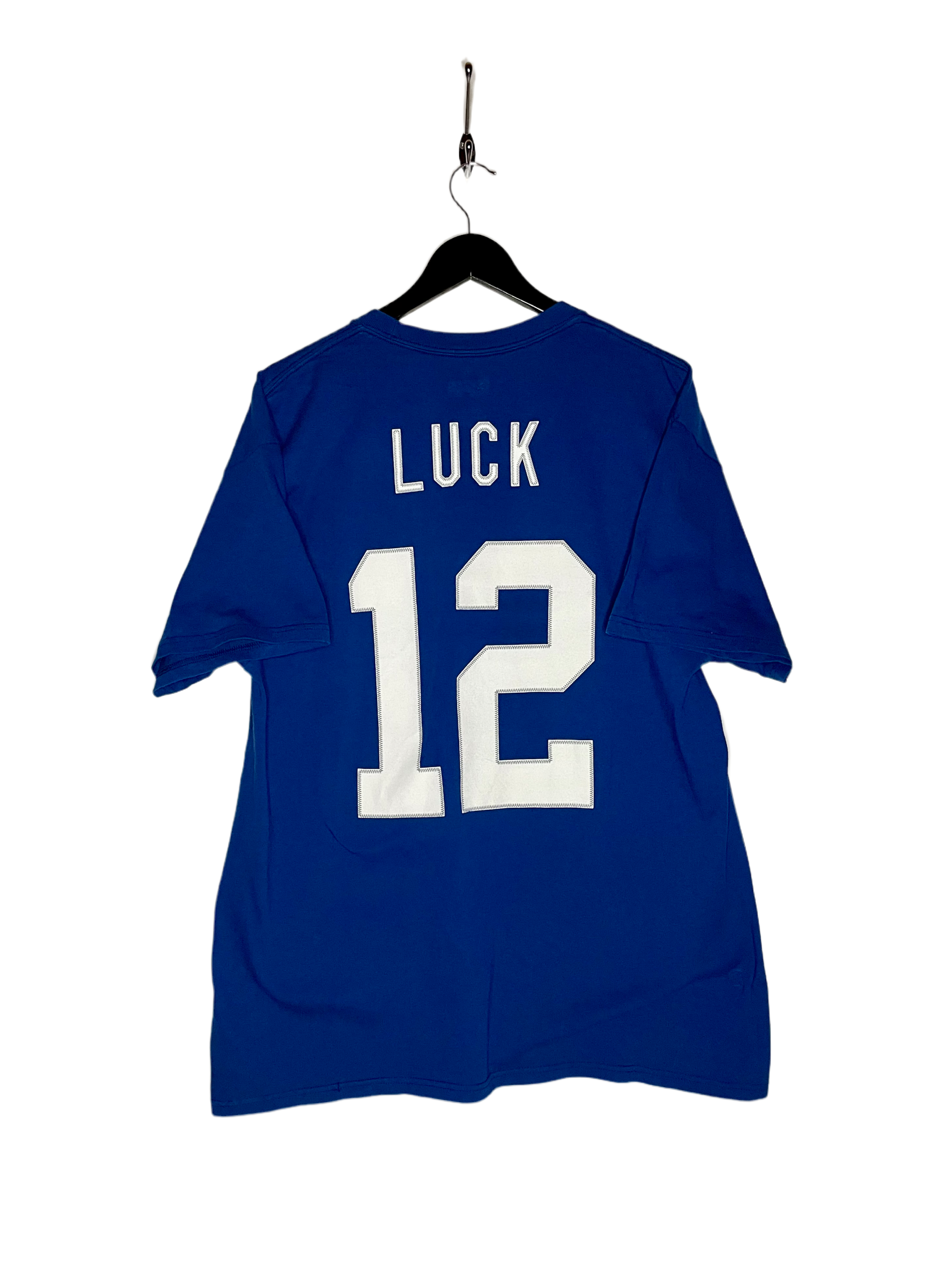 NFL T-Shirt Indianapolis Colts #12 Luck Blau Größe XL