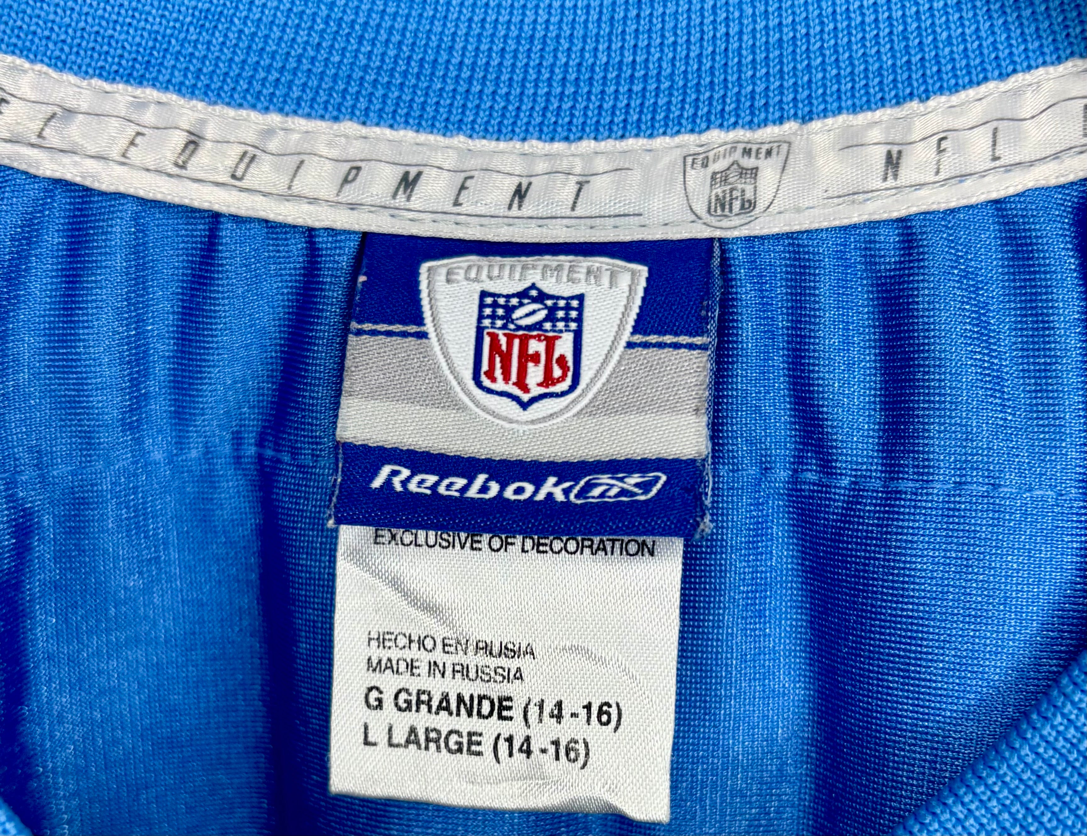 Reebok NFL Los Angeles Chargers Jersey #21 LaDainian Tomlinson Blau Größe L Kinder