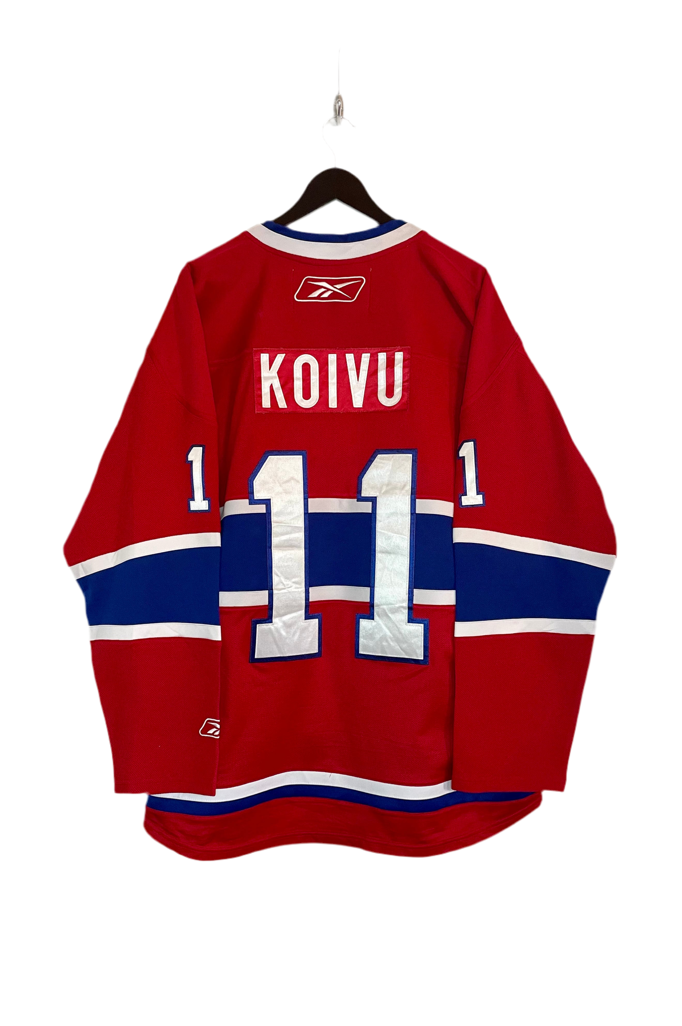 Reebok NHL Jersey Montreal Canadiens #11 Saku Koivu Rot/Blau Größe XL