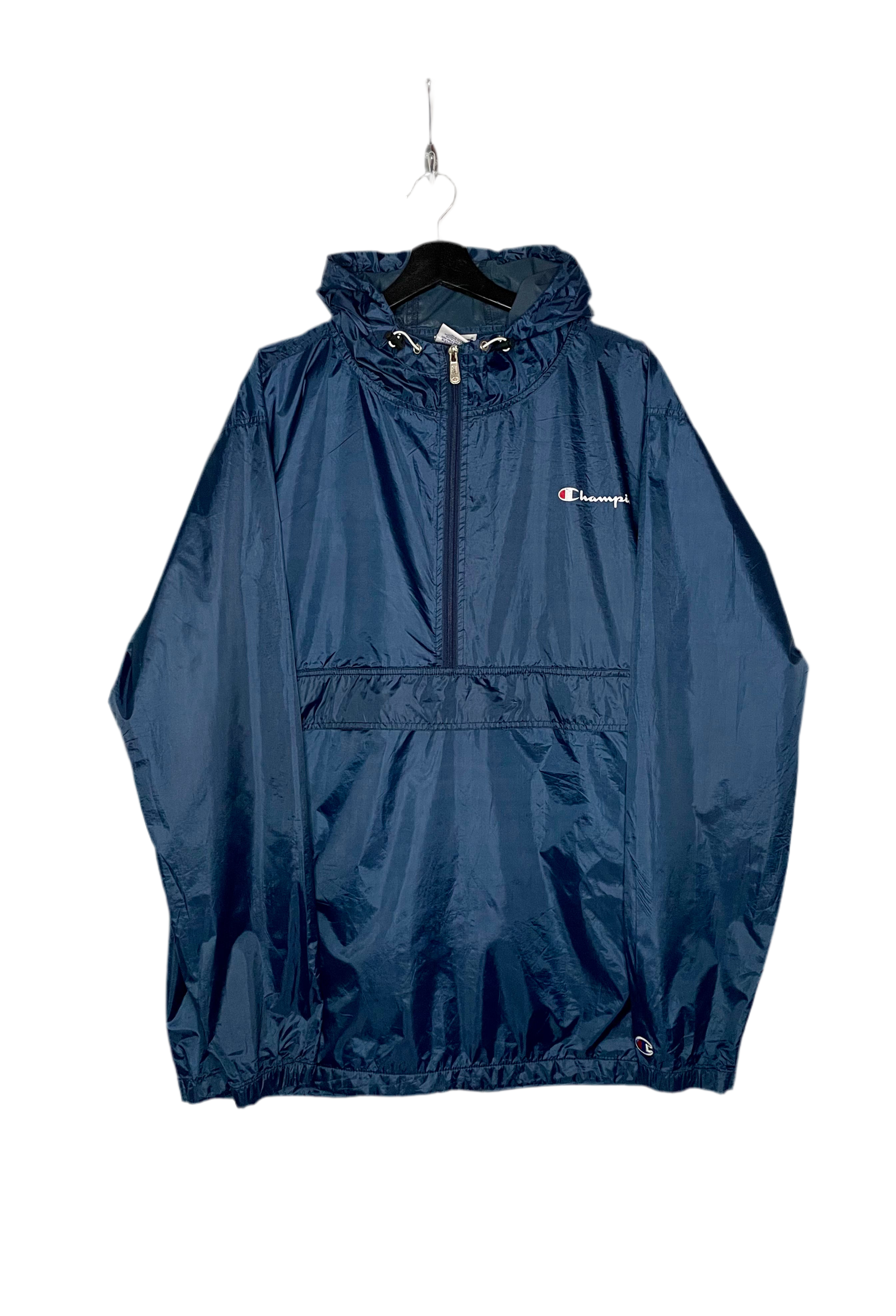 Champion Vintage Windbreaker Blau Größe L