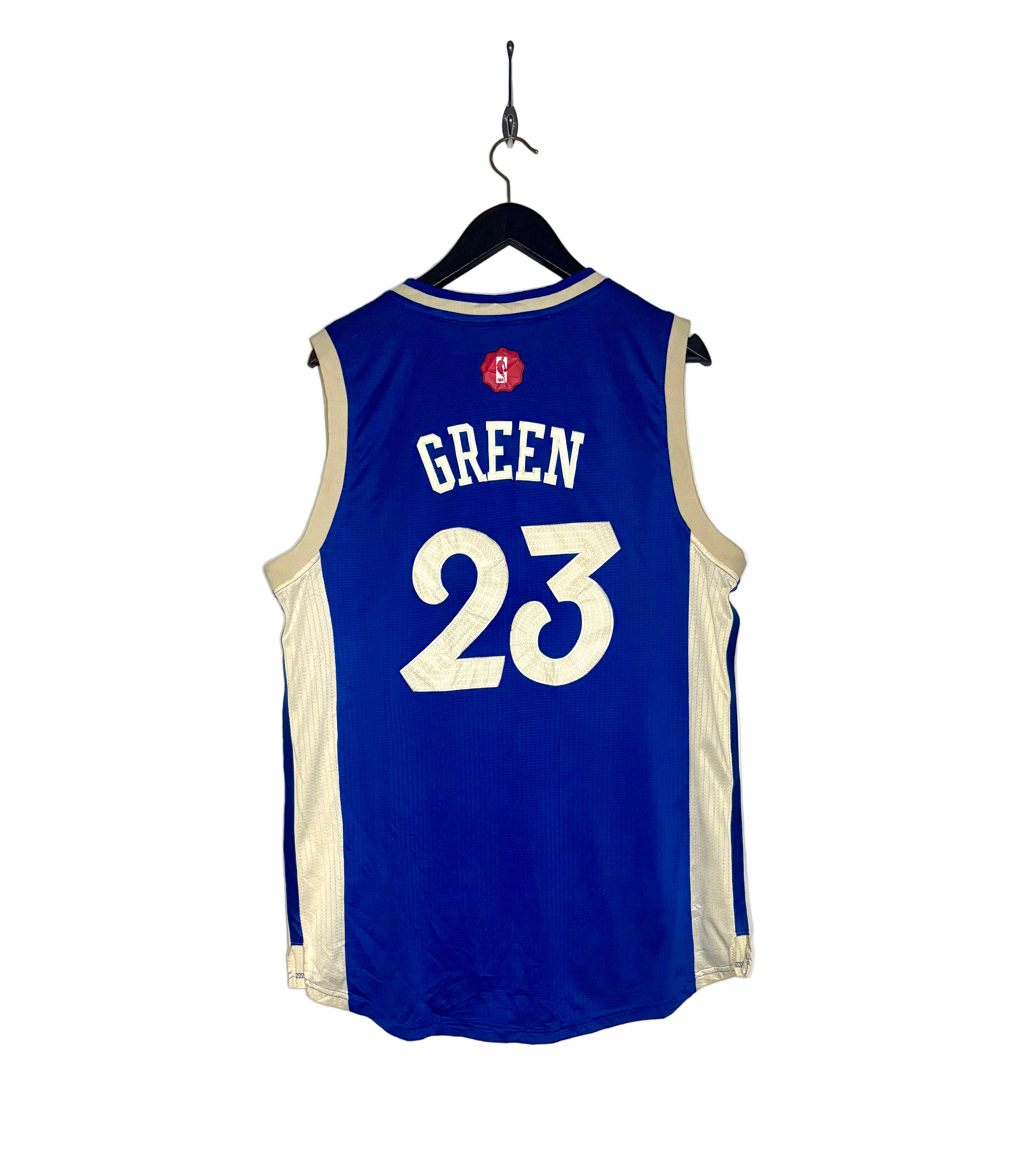Adidas Vintage Golden State Warriors #23 Draymond Green Blau Größe L