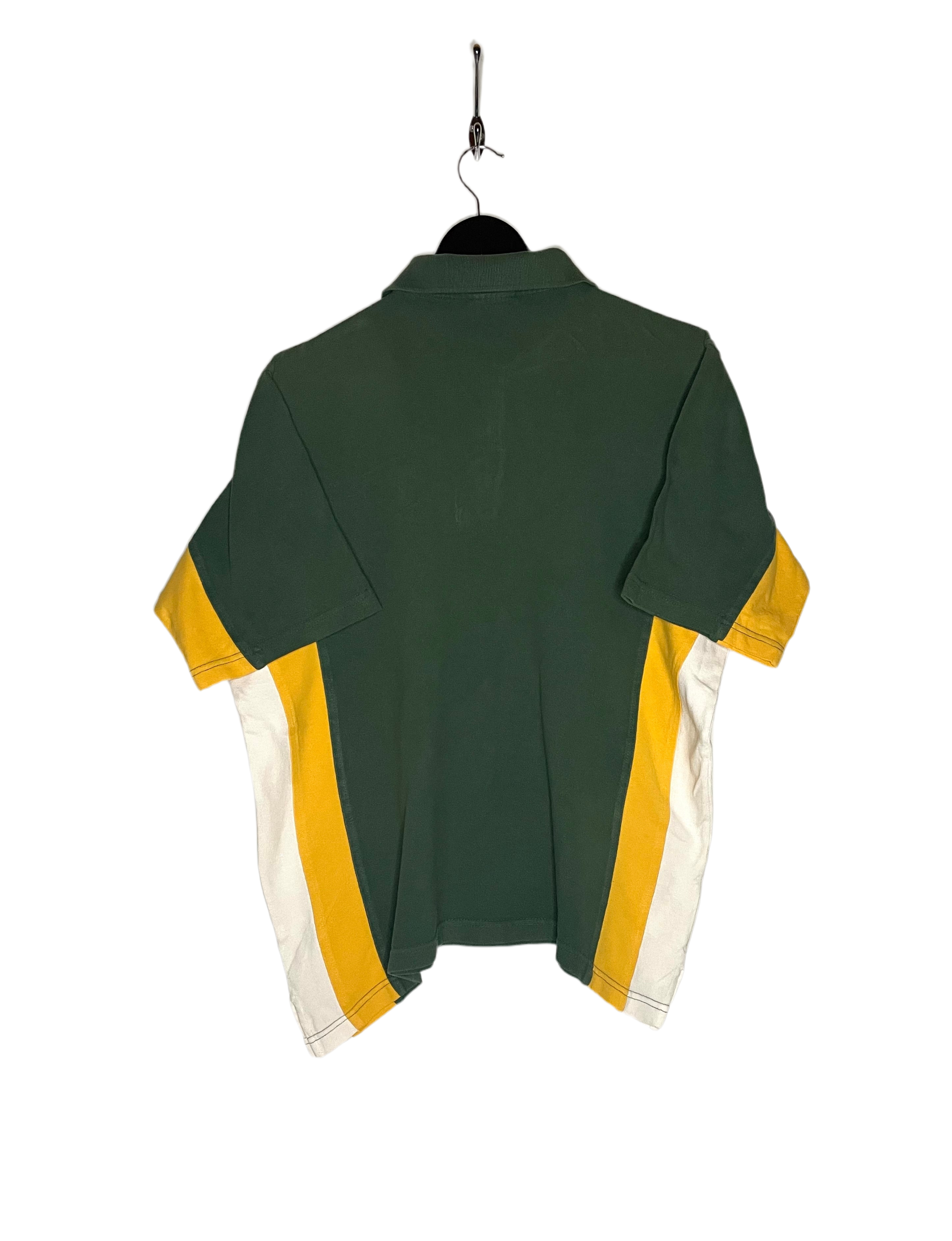 NFL Vintage Poloshirt Green Bay Packers Grün/Gelb Größe L