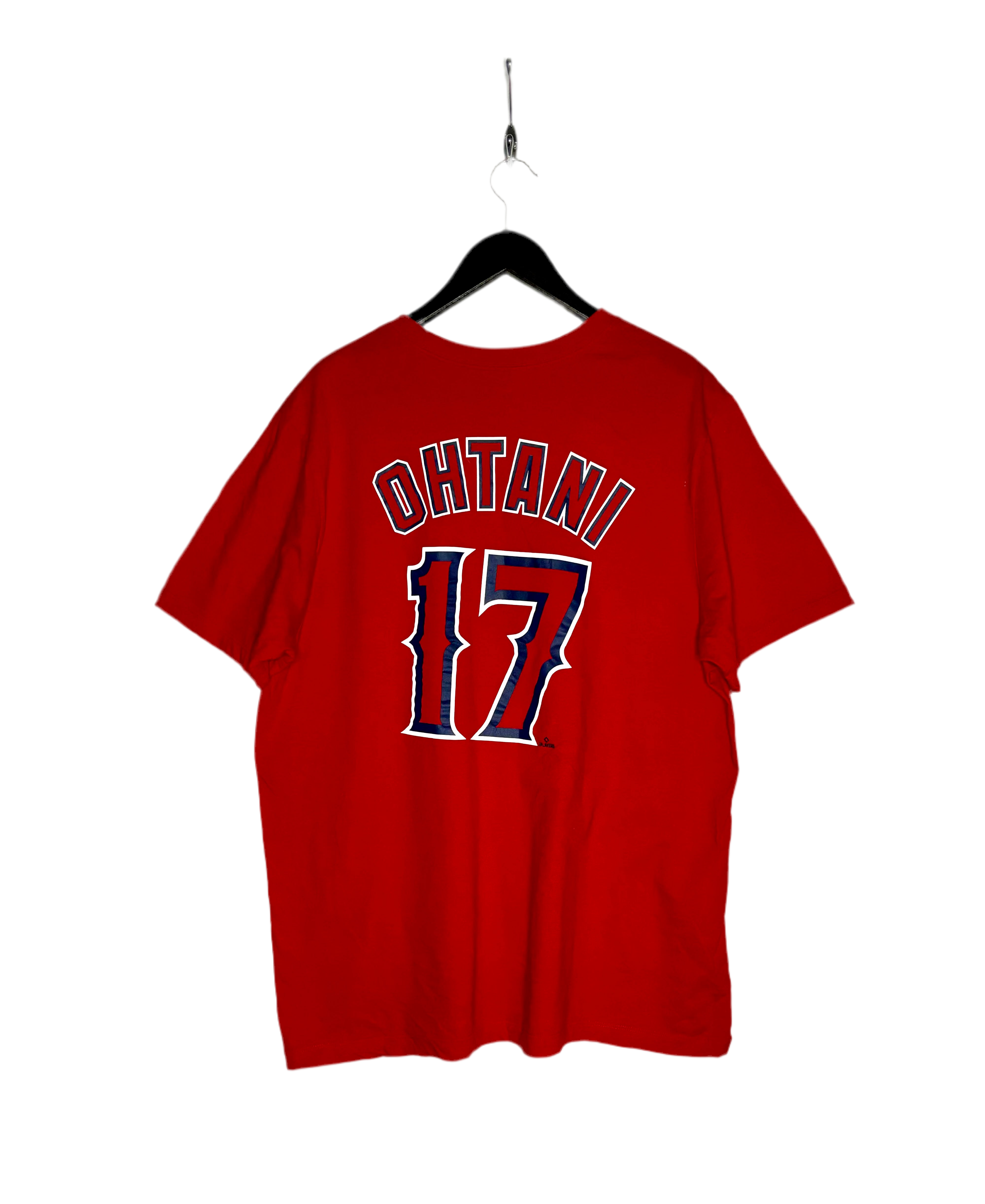 Nike MLB Los Angeles Angels T-Shirt #17 Shohei Ohtani Rot Größe XL