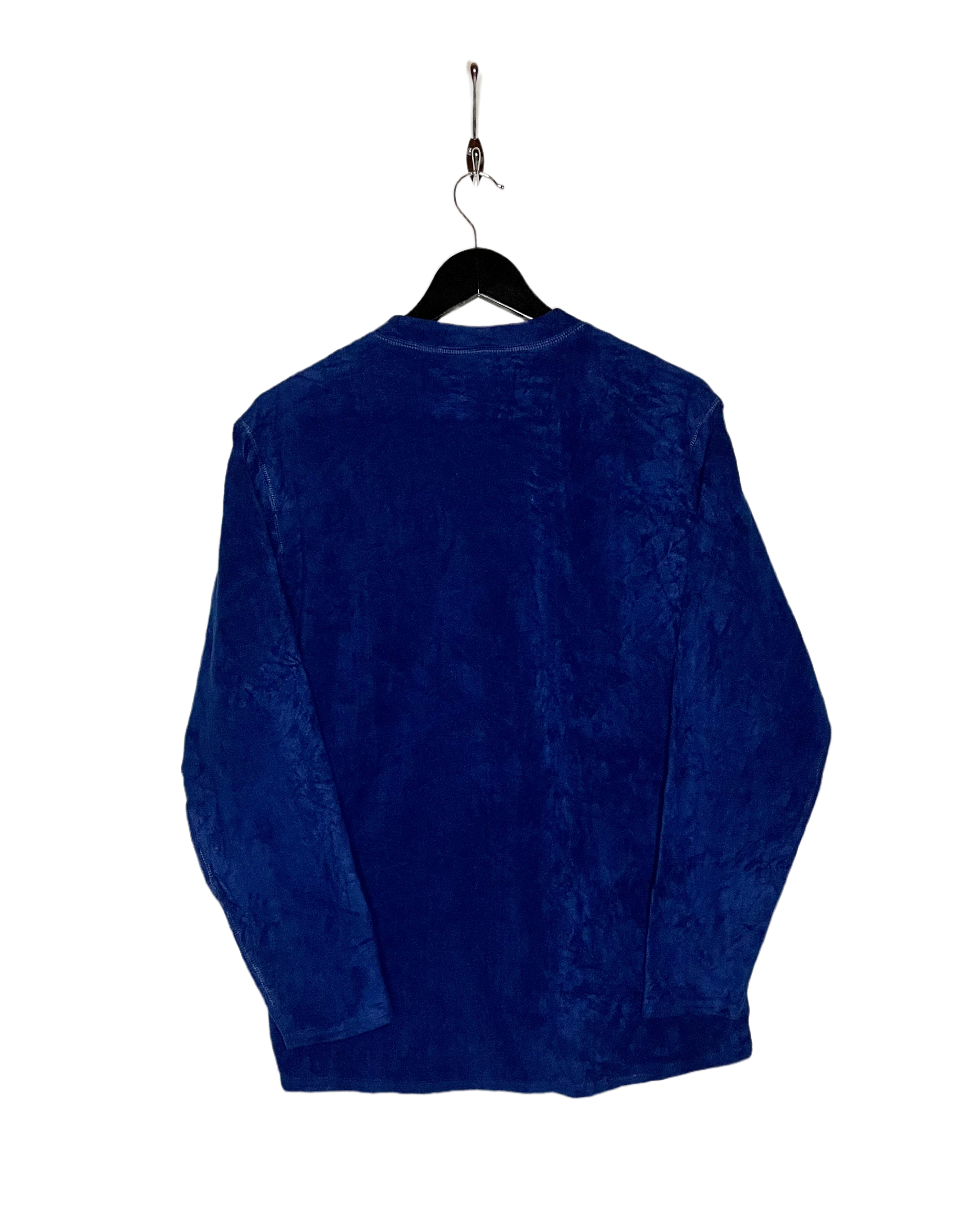 Patagonia Fleece Sweater mit Knopfleiste Blau Größe M