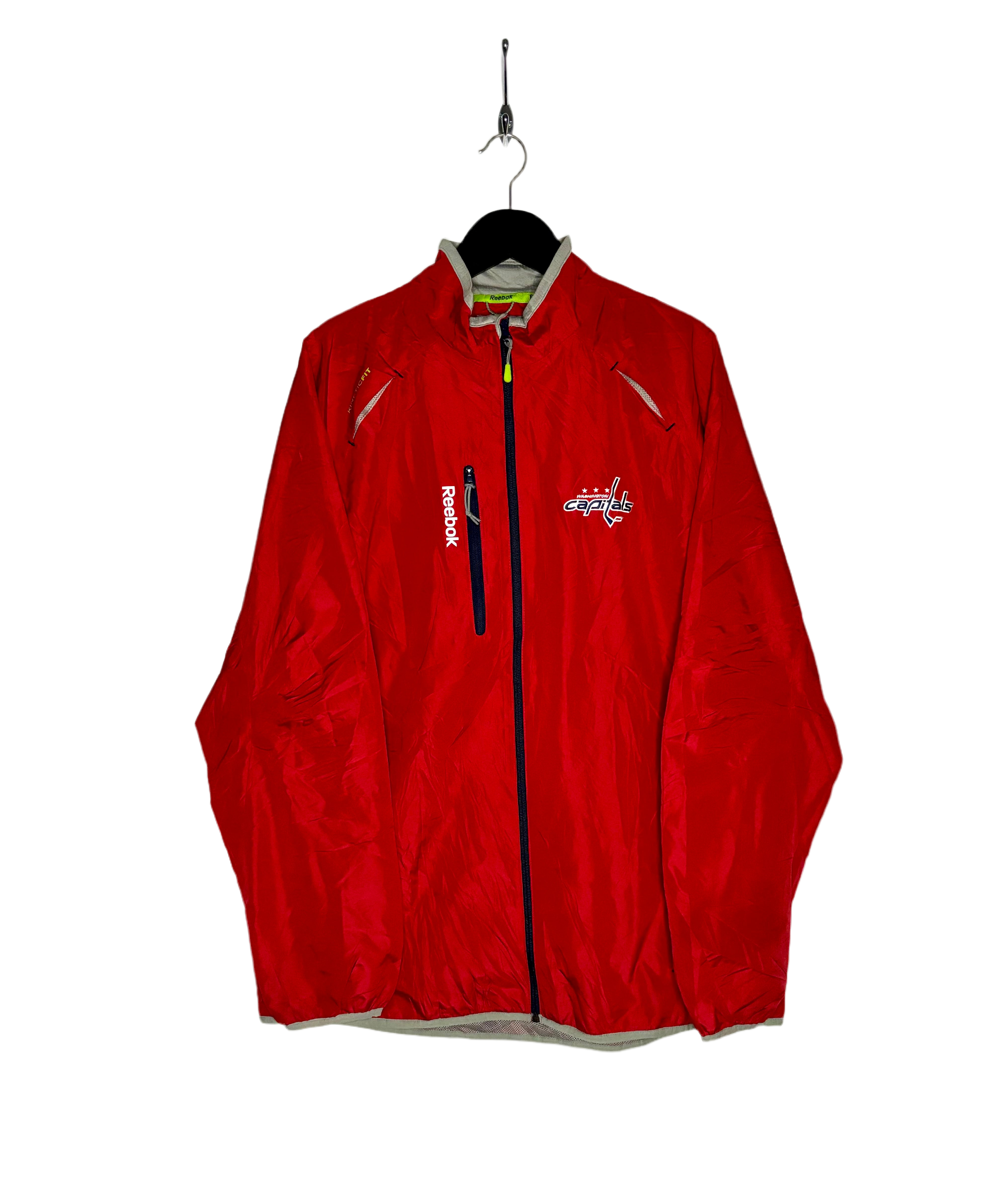 Reebok NHL Washington Capitals Trainingsjacke Rot Größe XL