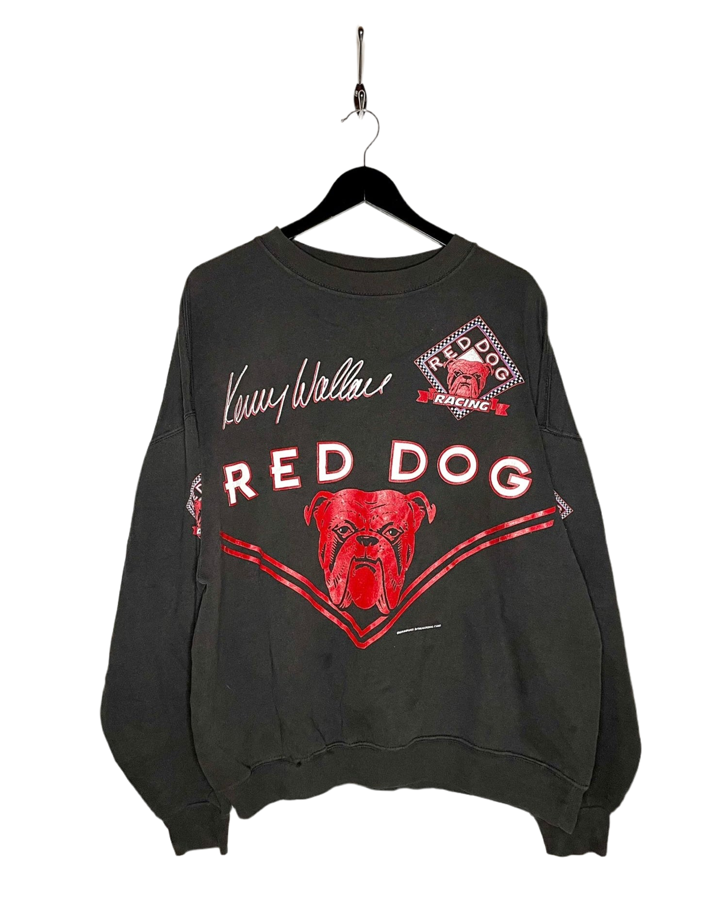 H.I. Miller Sweater Kenny Wallace Red Dog Racing Nescar Größe 2XL