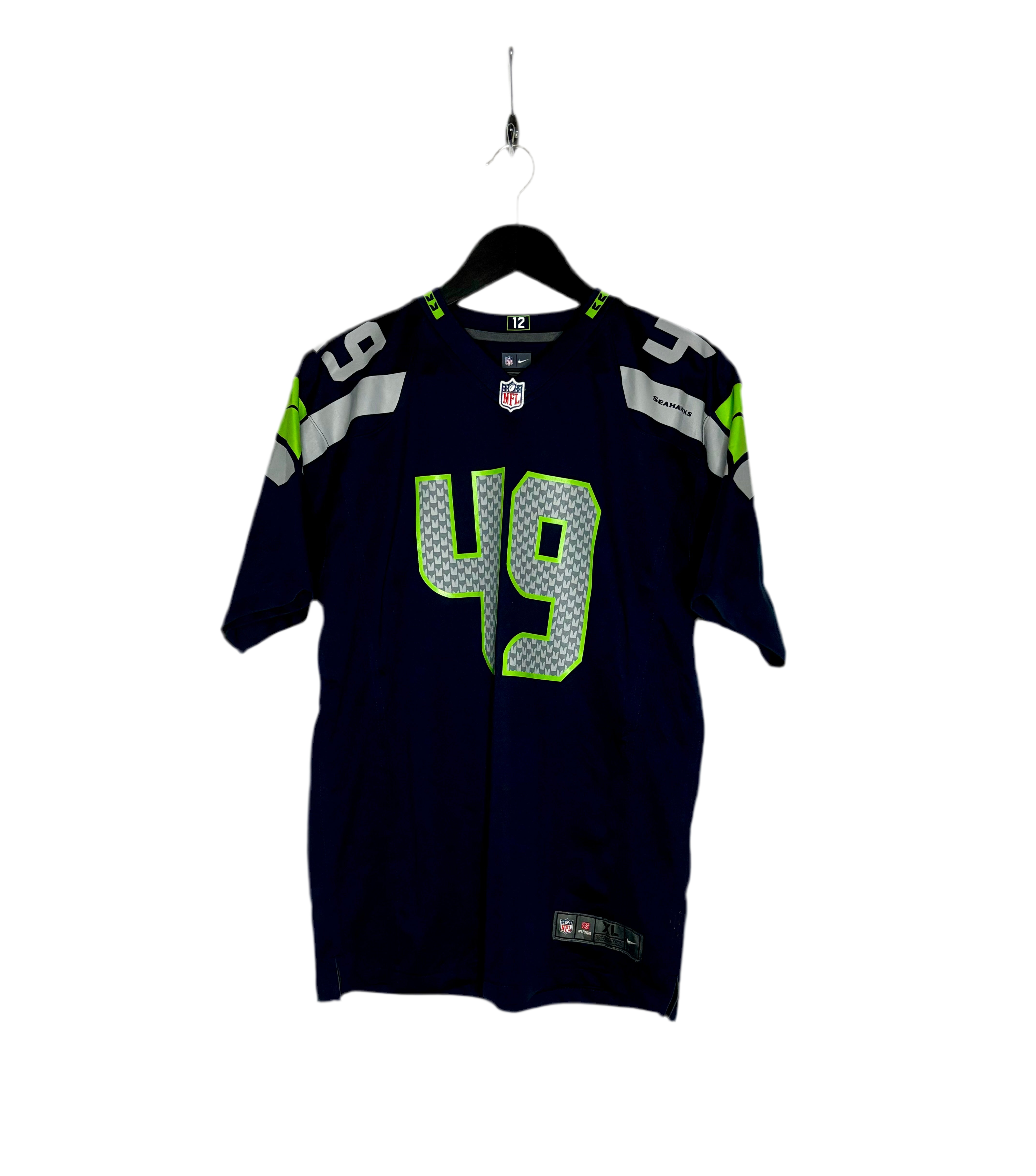 Nike NFL Seattle Seahawks Jersey #49 Shaquem Griffin Blau Größe XL Kinder