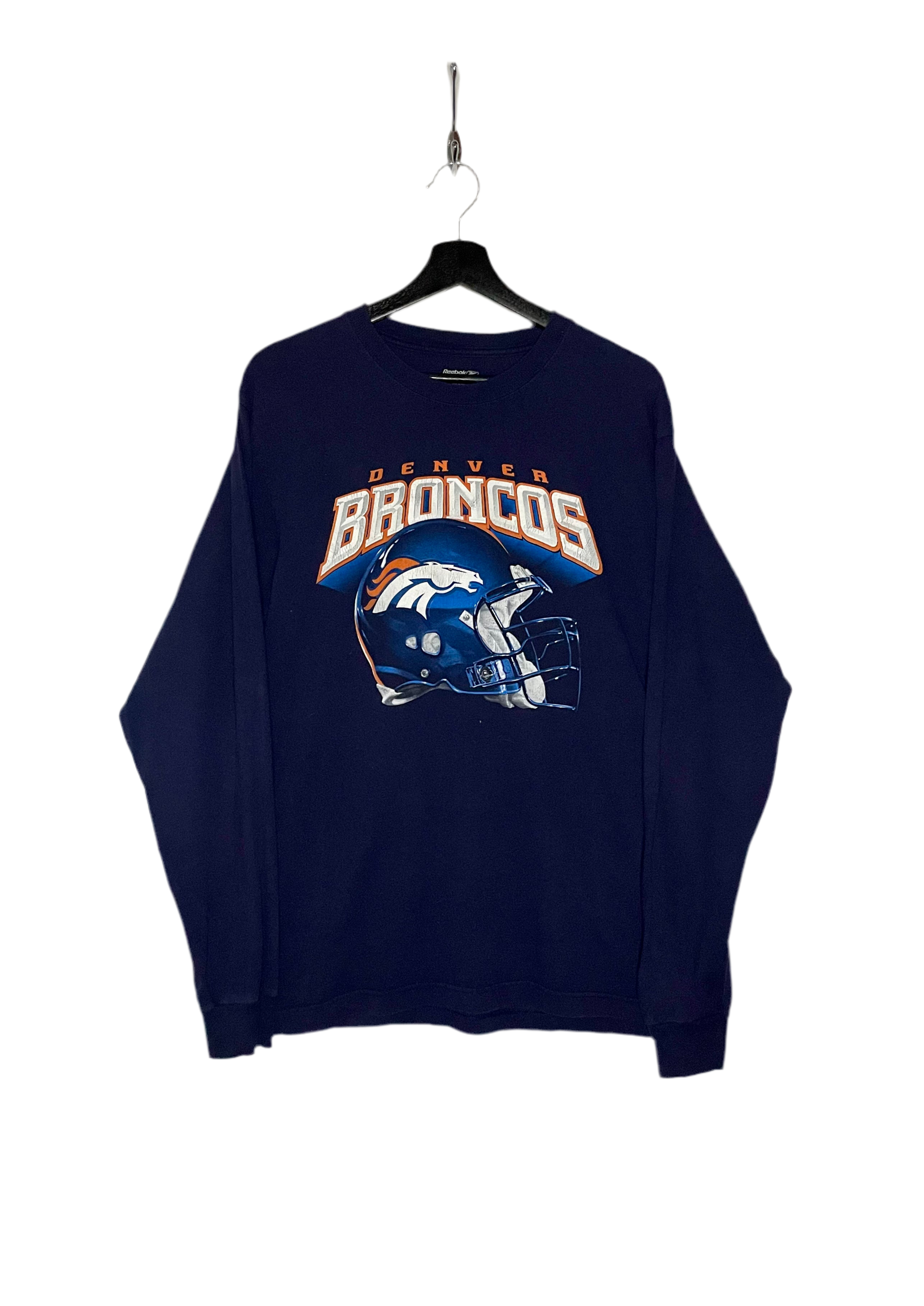 Reebok Vintage Longsleeve Denver Broncos Blau Größe M