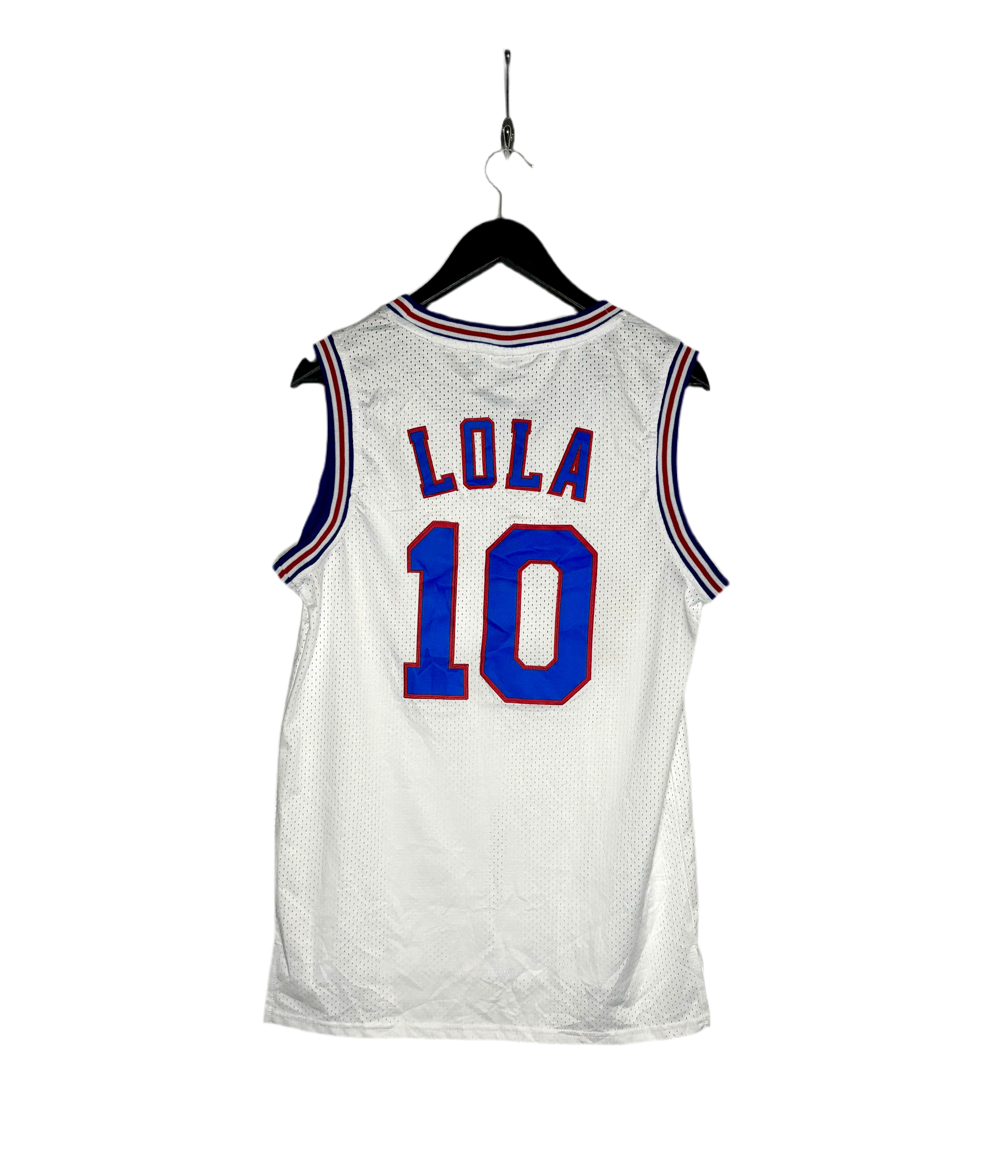 Space Jam Tune Squad Basketball Jersey #10 Lola Weiß Größe S