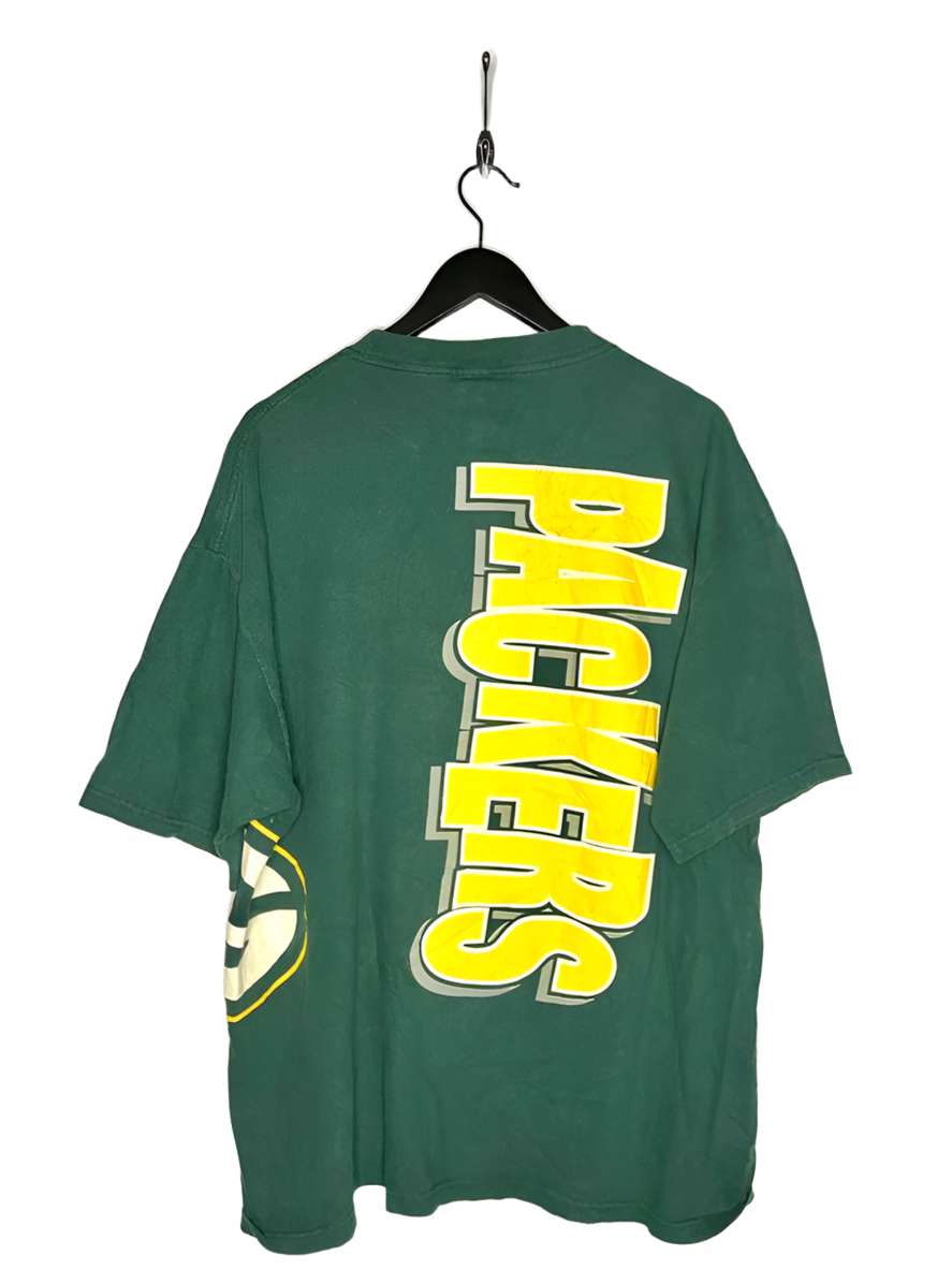 True Fan Green Bay Packers Vintage Football Shirt Green Size XL