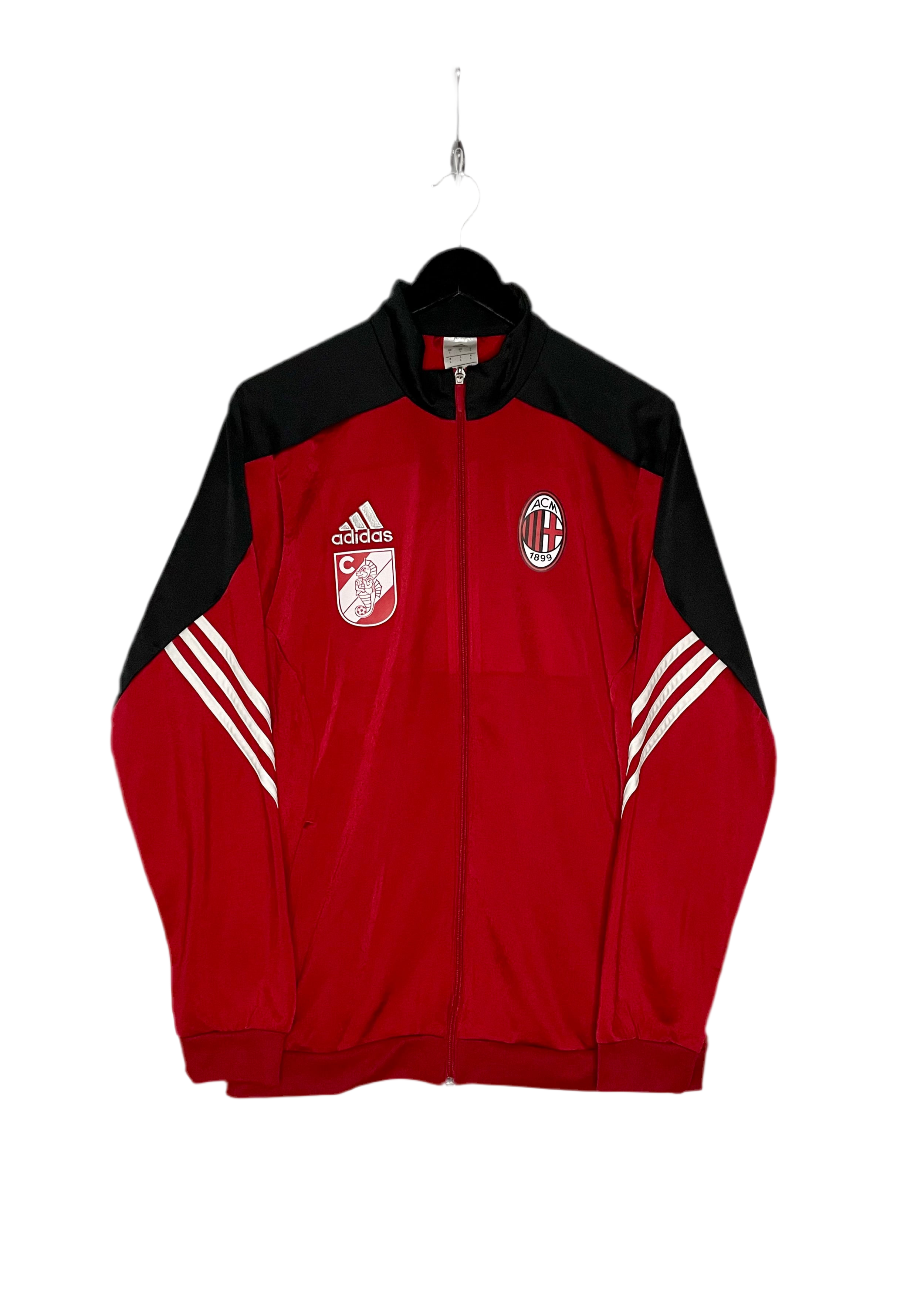 Adidas Trainingsjacke AC Mailand Rot/Schwarz Größe L