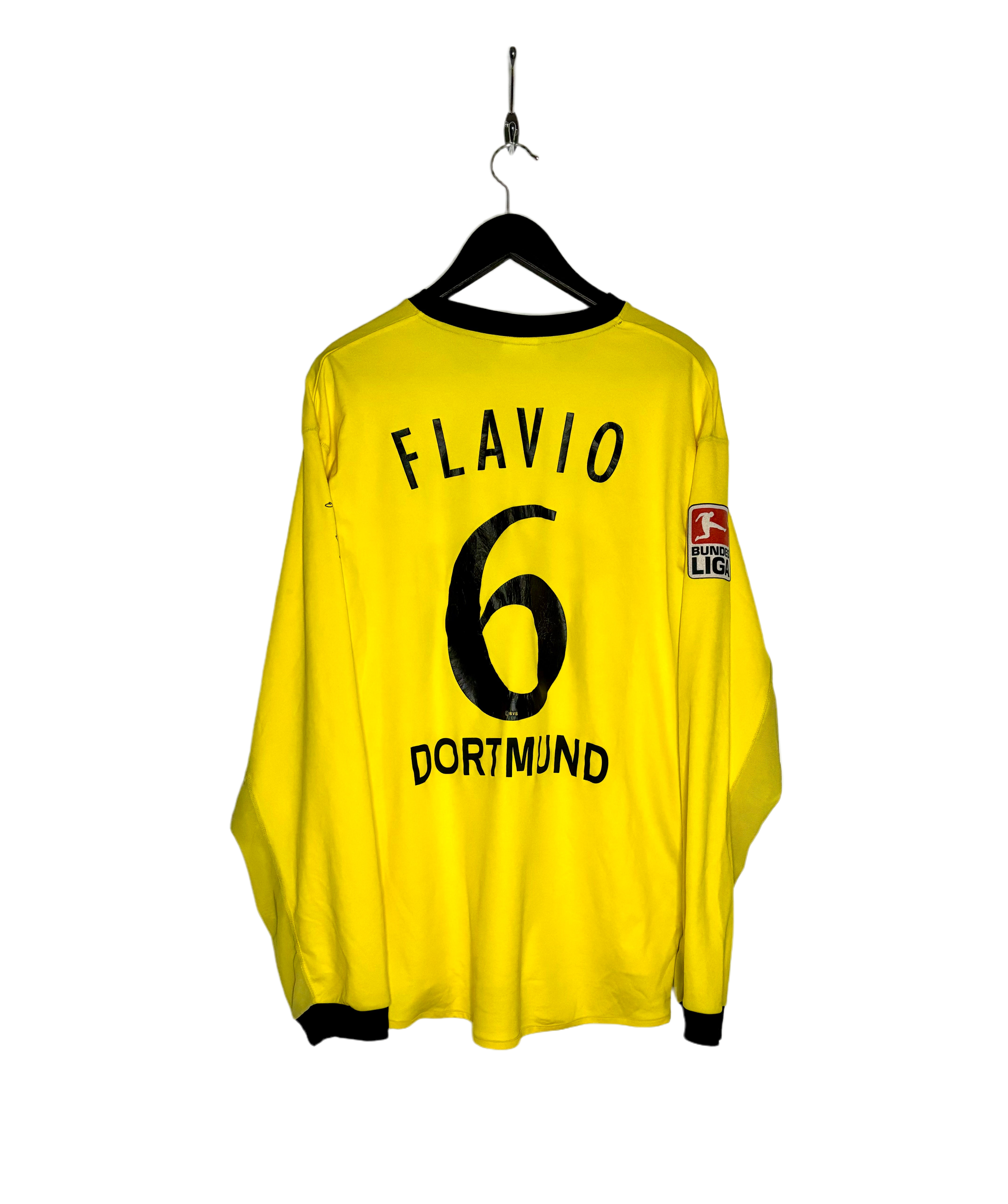 Goool Dortmund Vintage Trikot Flavio #6 Saison 03/04 Gelb Größe XXL