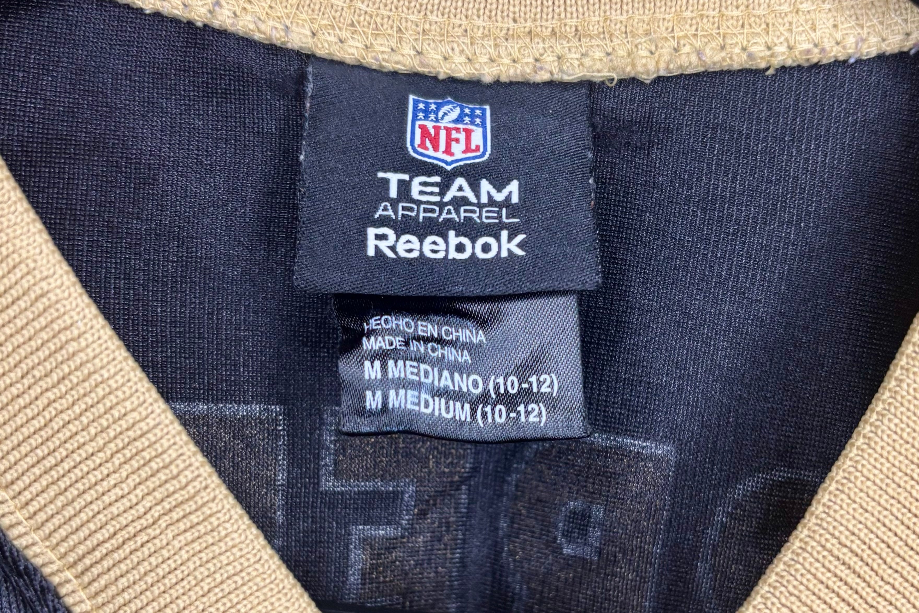 Reebok NFL New Orleans Saints Jersey #9 Drew Brees Schwarz Größe M Kinder
