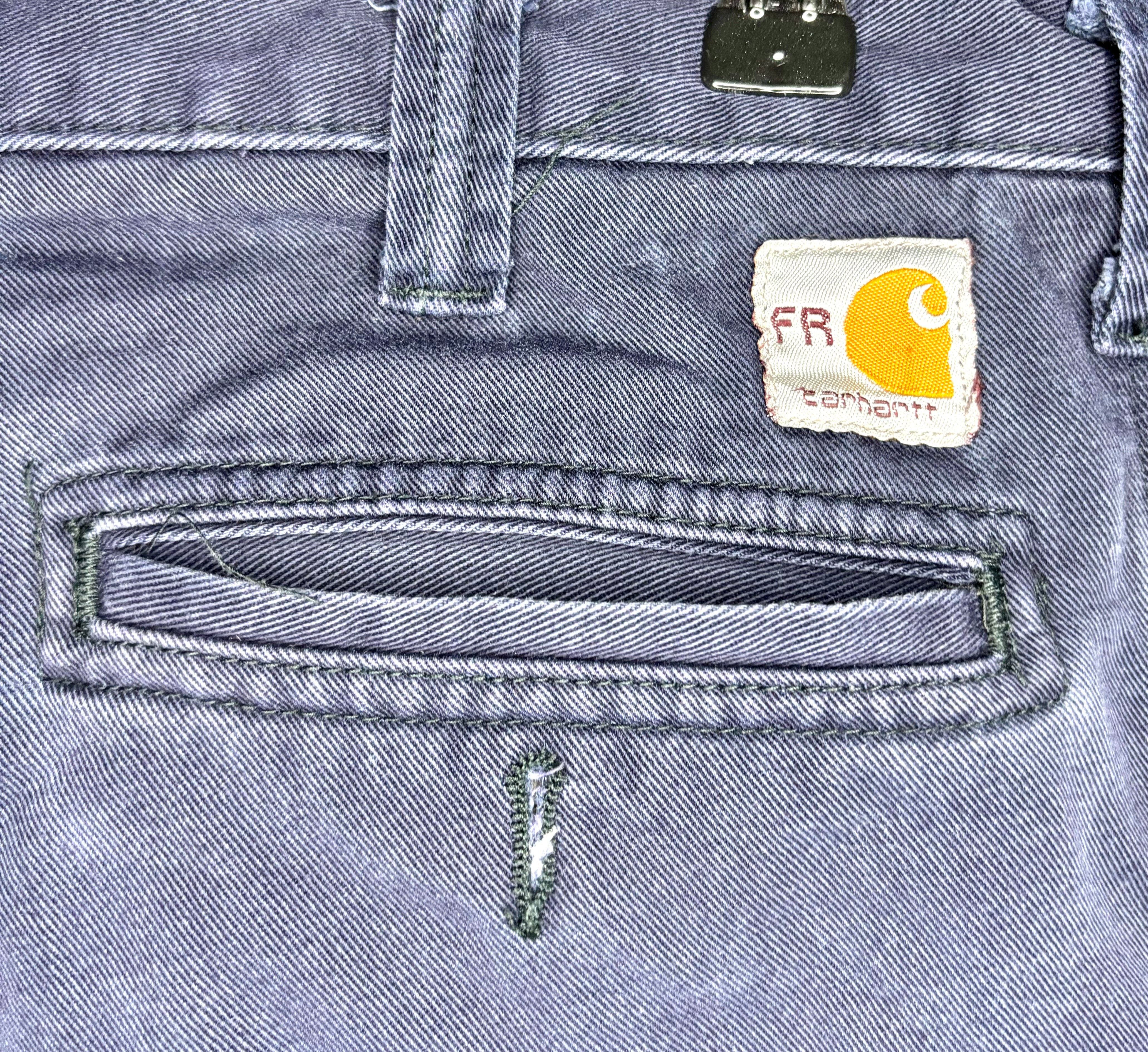 Carhartt Chino Hose Blau Größe W32 L32