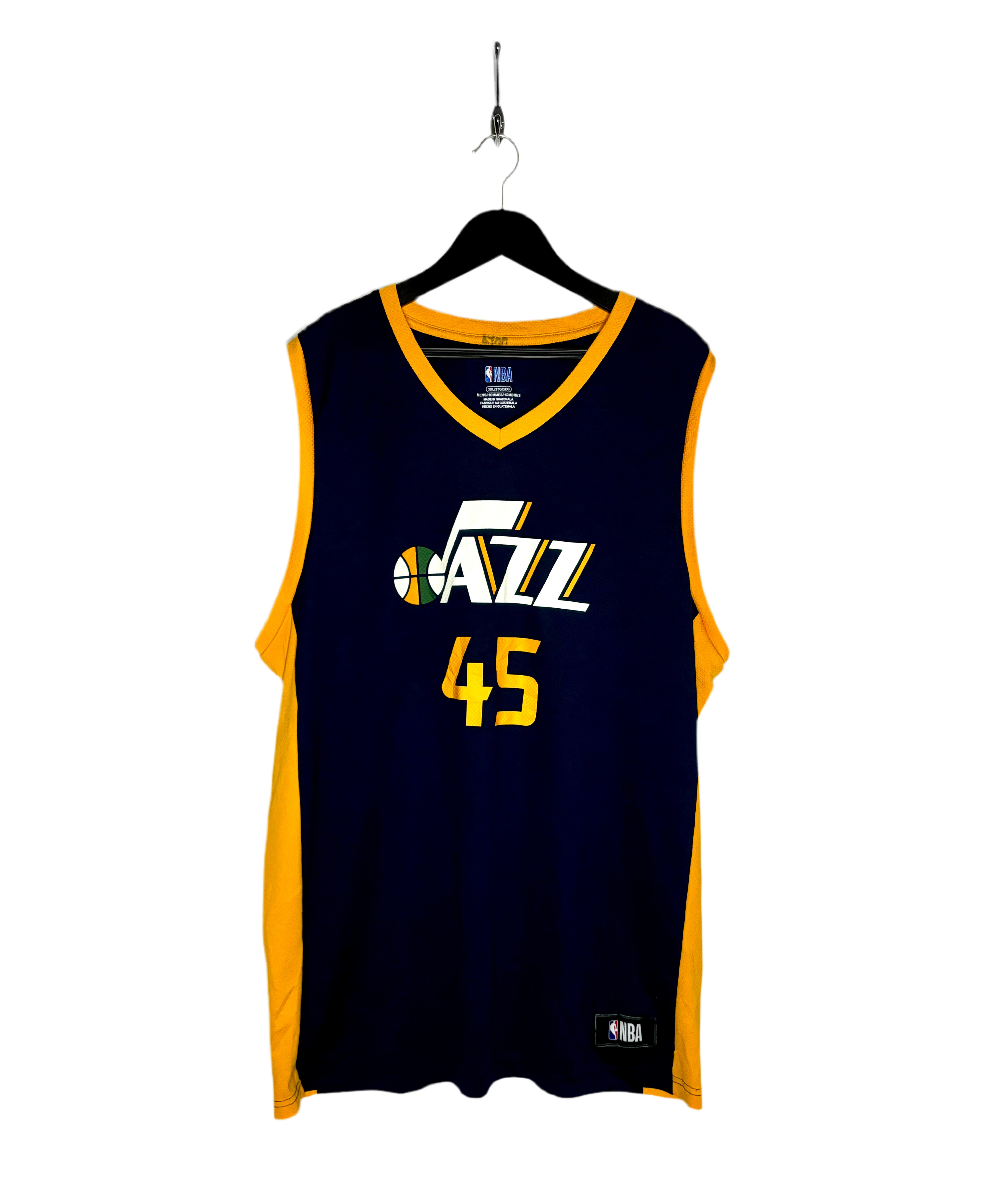 NBA Jersey Utah Jazz #45 Donovan Mitchell Blau Größe XXXL