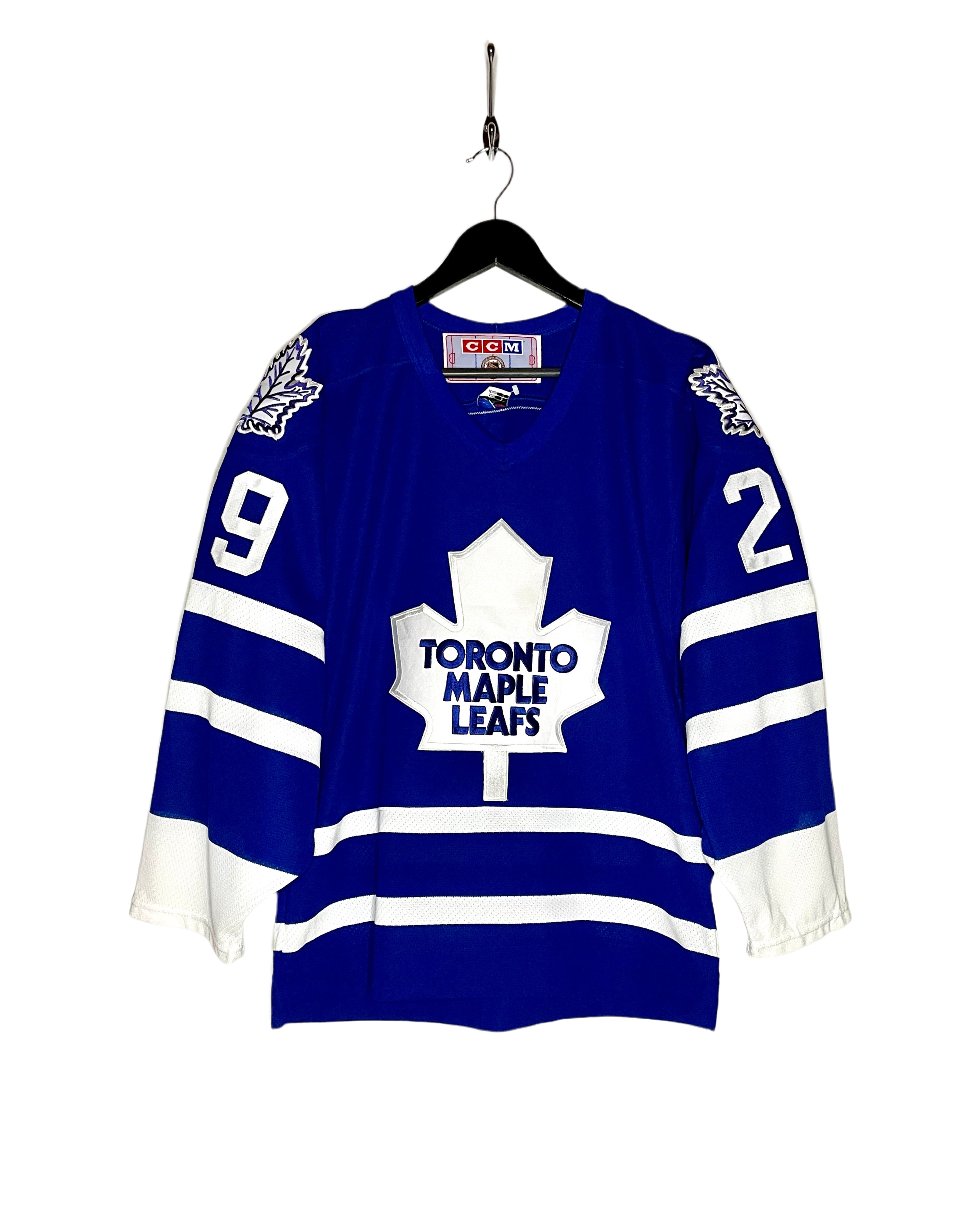 CCM NHL Jersey Toronto Maple Leafs #29 Felix Potvin Blau/Weiß Größe S