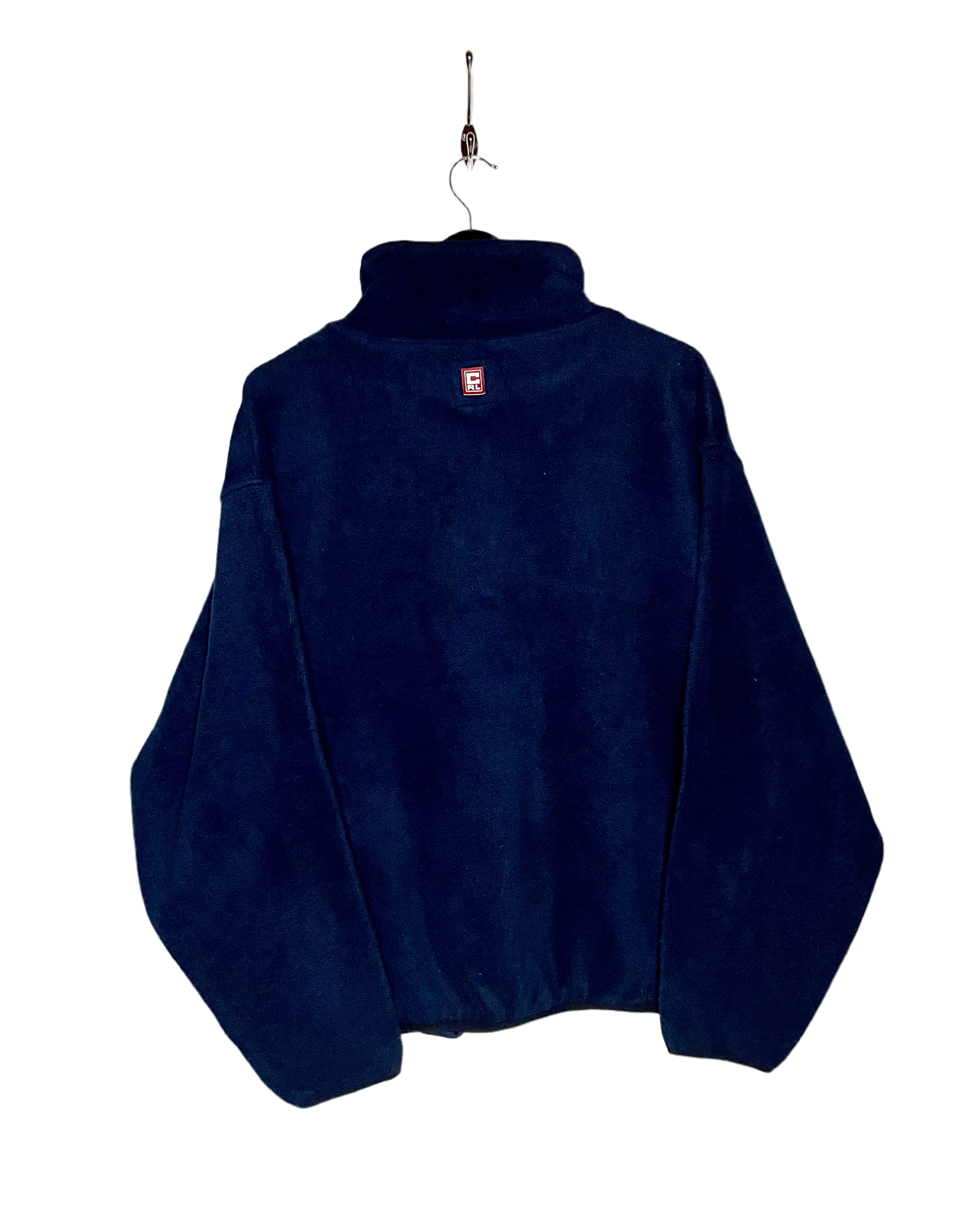 Chaps Ralph Lauren Fleece Q-Zip Sweater Blau Größe L