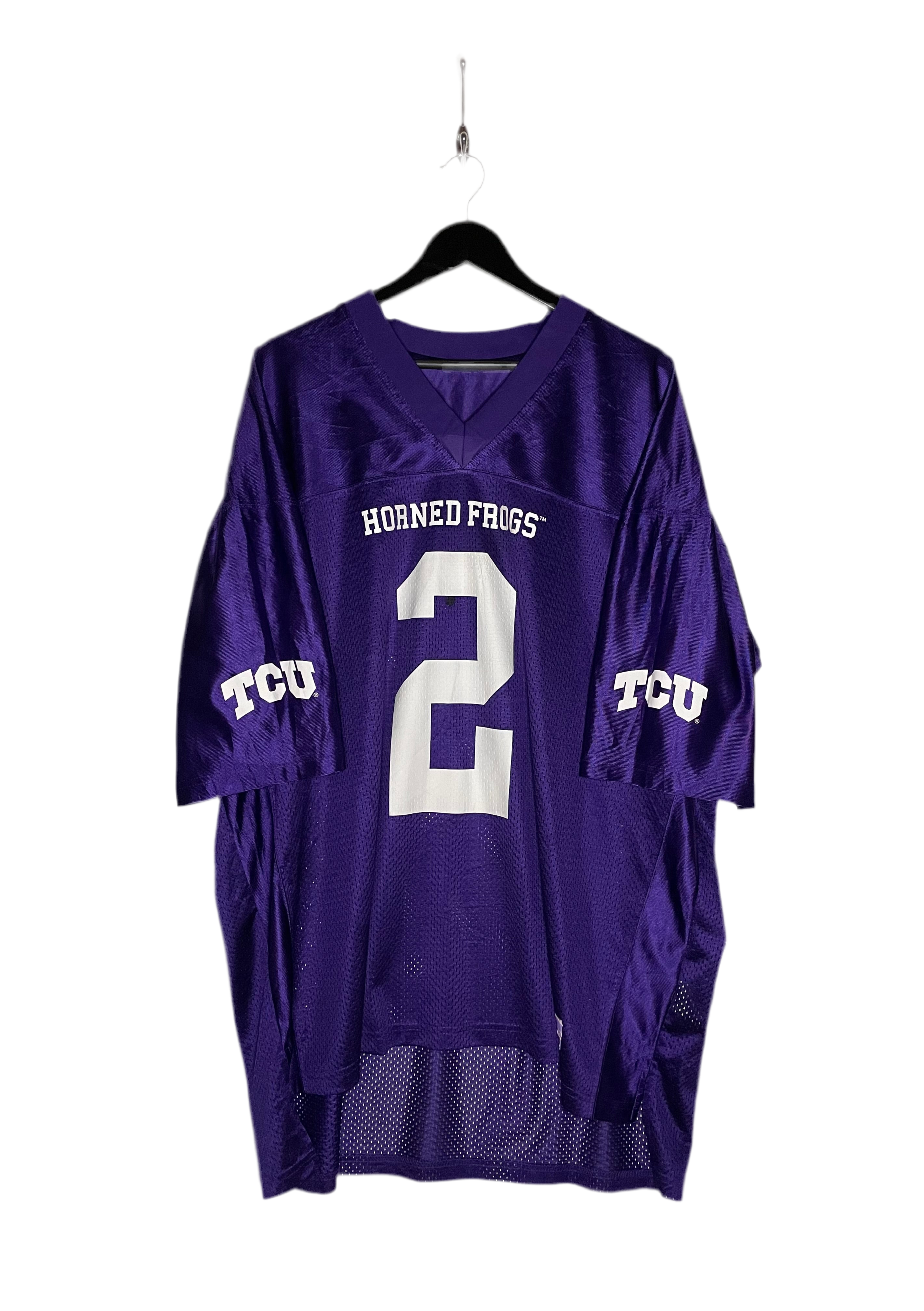 Vintage Football Jersey TCU Horned Frogs #2 Rainey Lila Größe XXXL