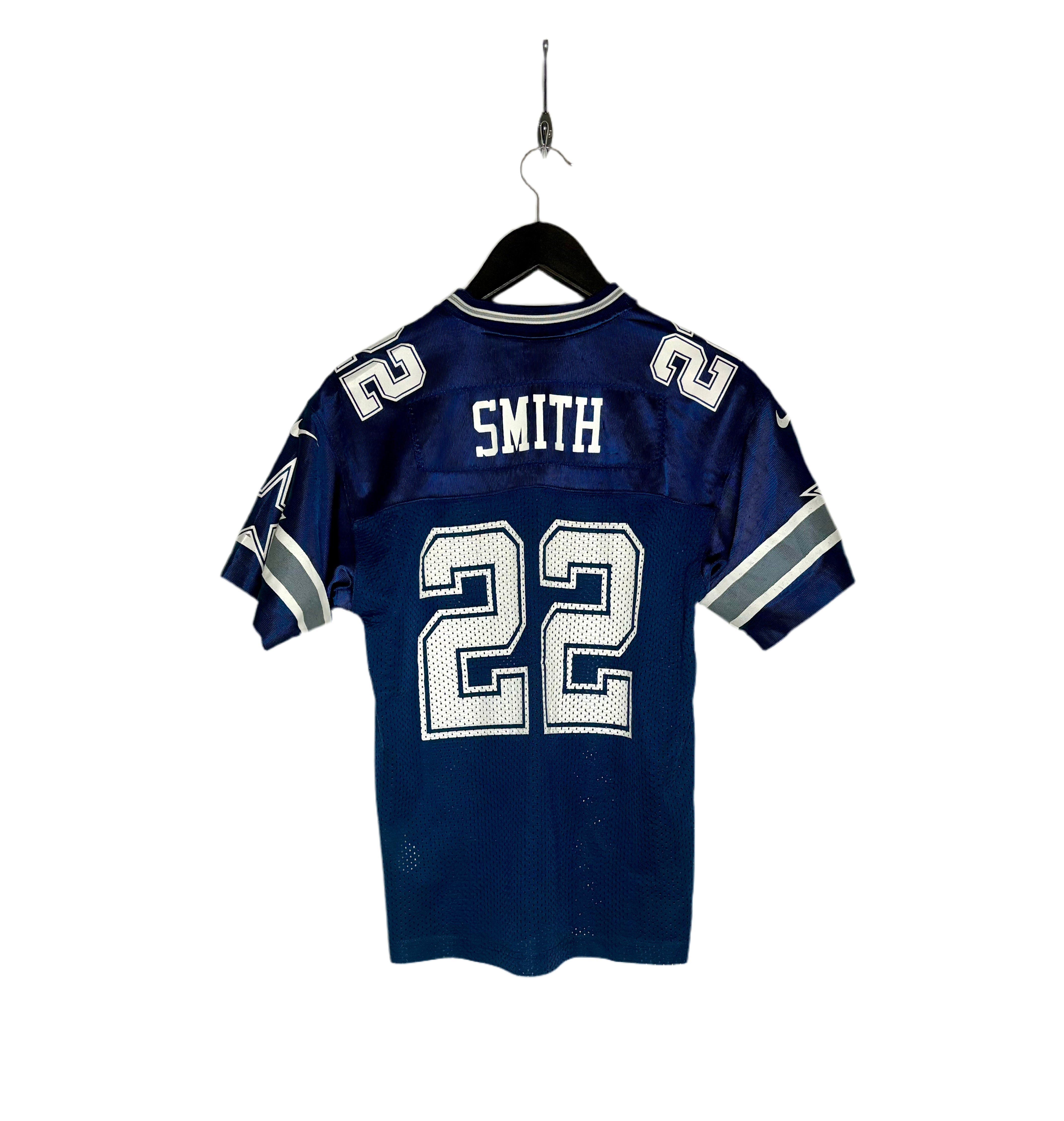 Nike NFL Vintage Dallas Cowboys Jersey #22 Emmitt Smith Blau Größe M Kinder