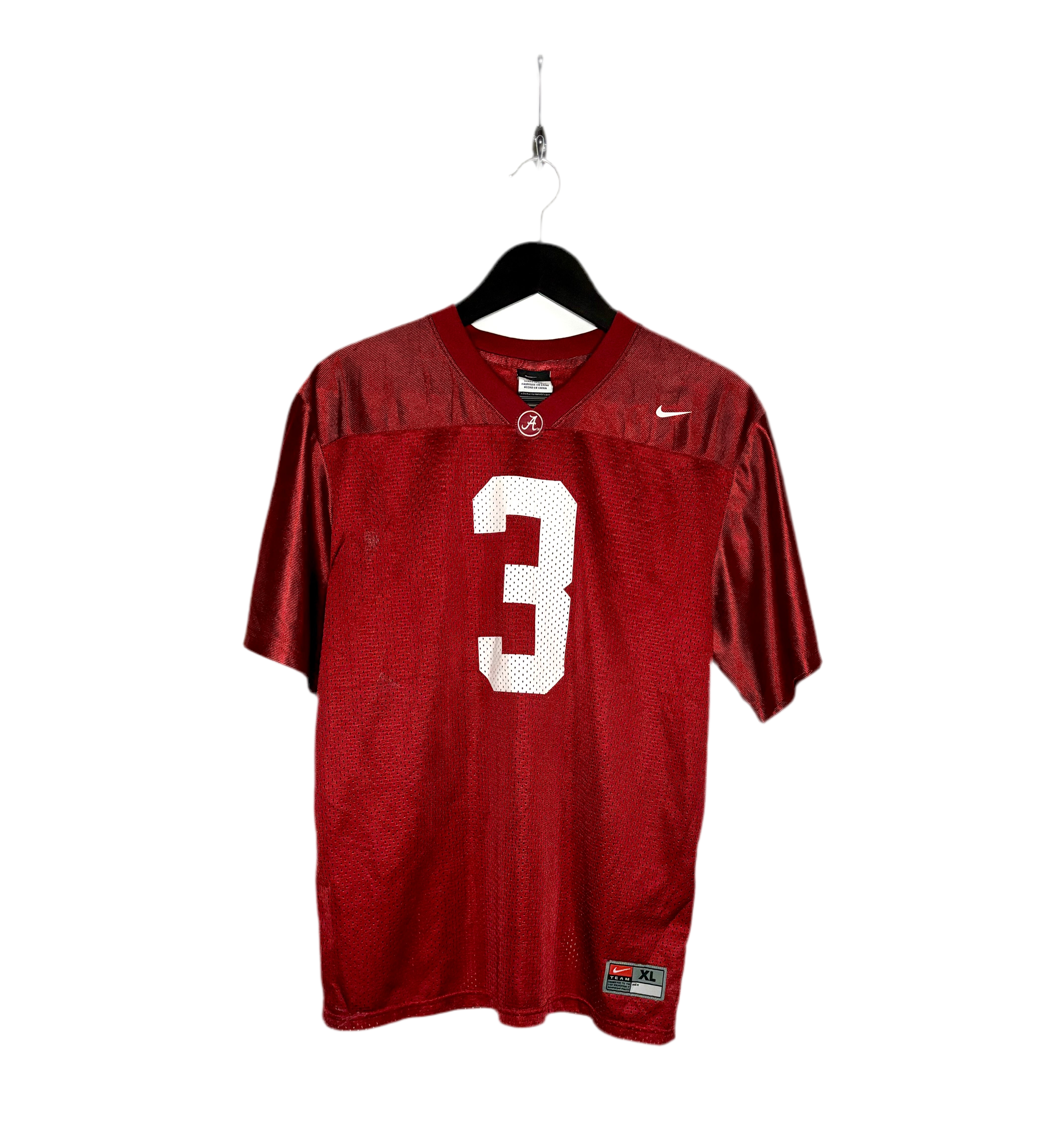 Nike Alabama University Football Jersey #3 Rot Größe XL Kinder