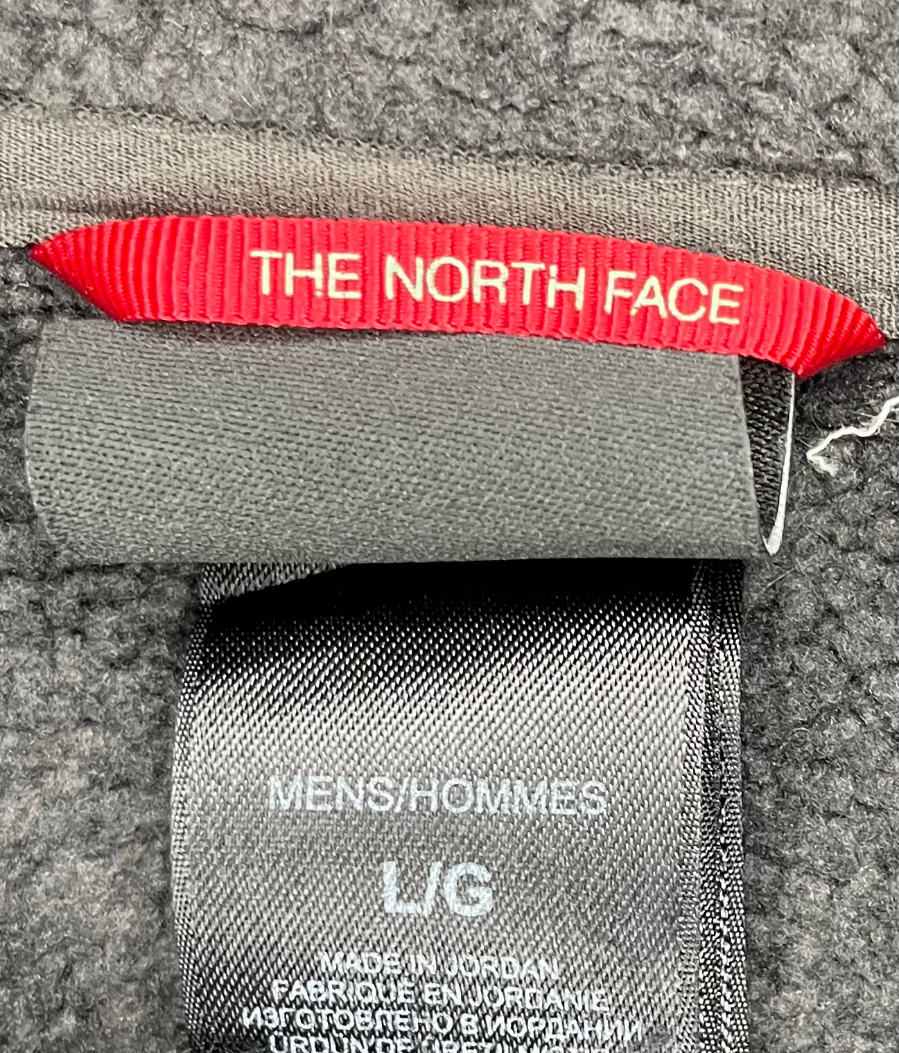 The North Face Fleece Jacke Grau Größe L