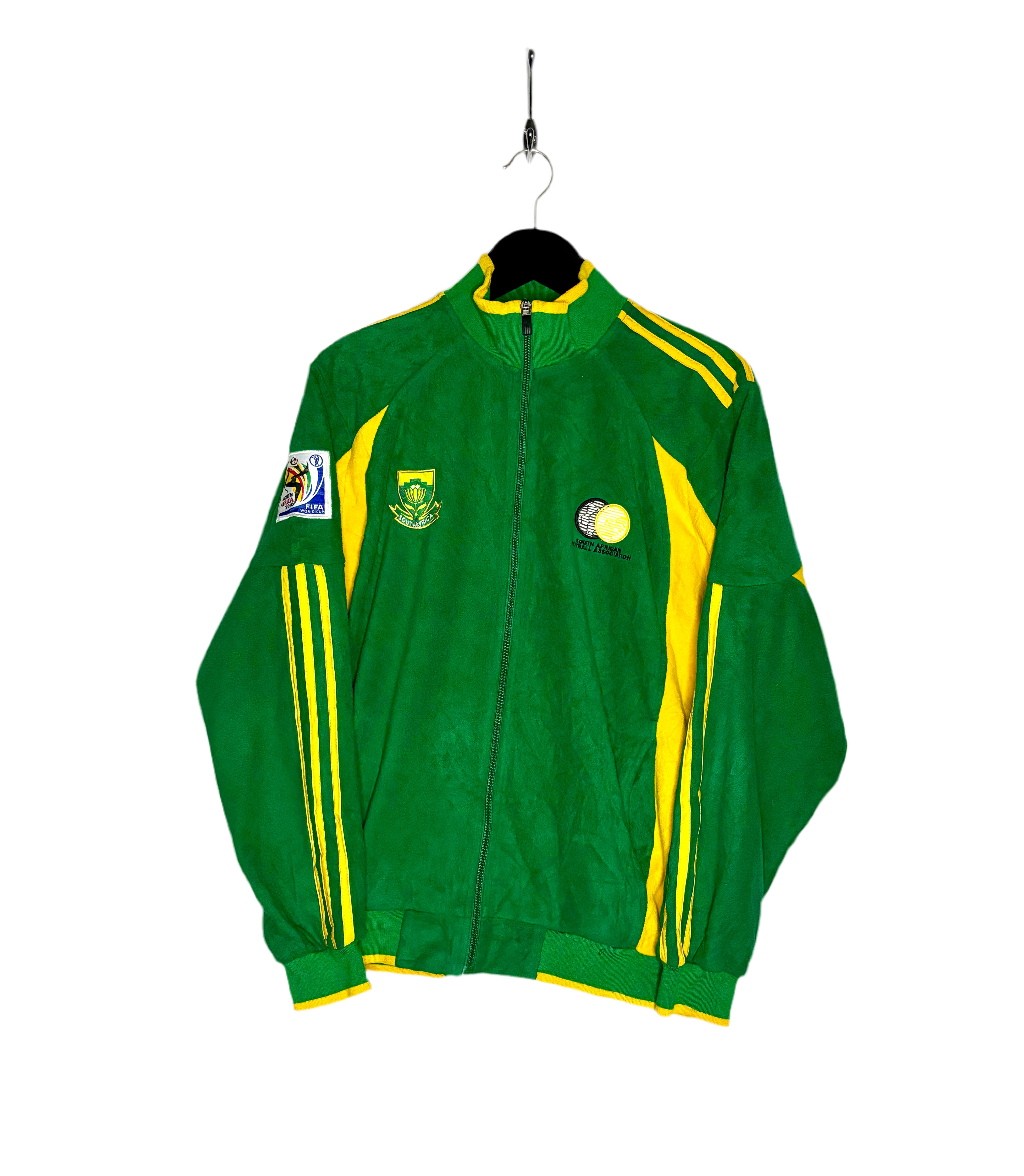 Adidas Südafrika Fleece Jacke WM 2010 Grün Größe L