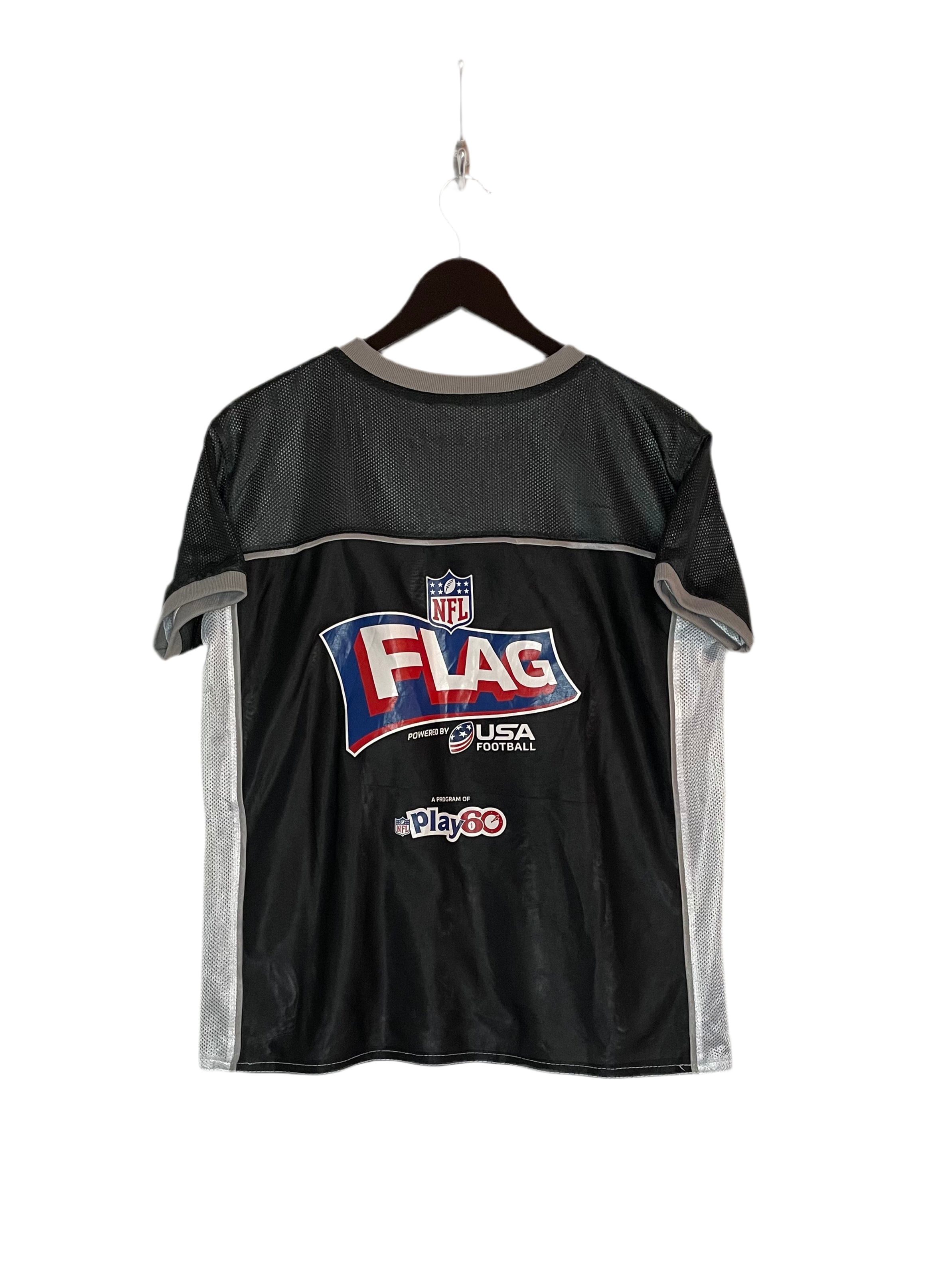 NFL Las Vegas Raiders Flag Football Jersey Schwarz Größe XL Kinder