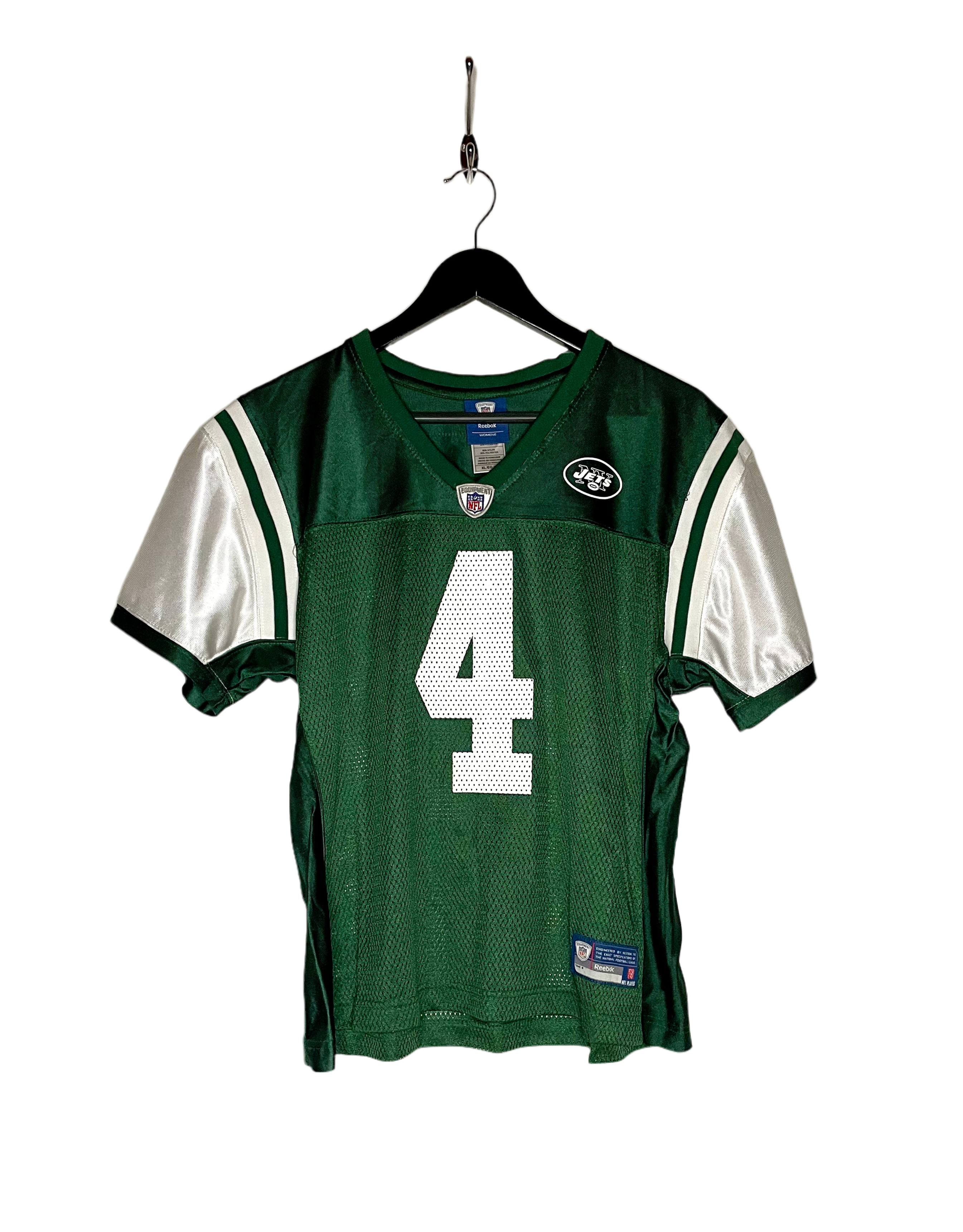 Reebok New York Jets Jersey Women #4 Brett Favre Grün Größe XL