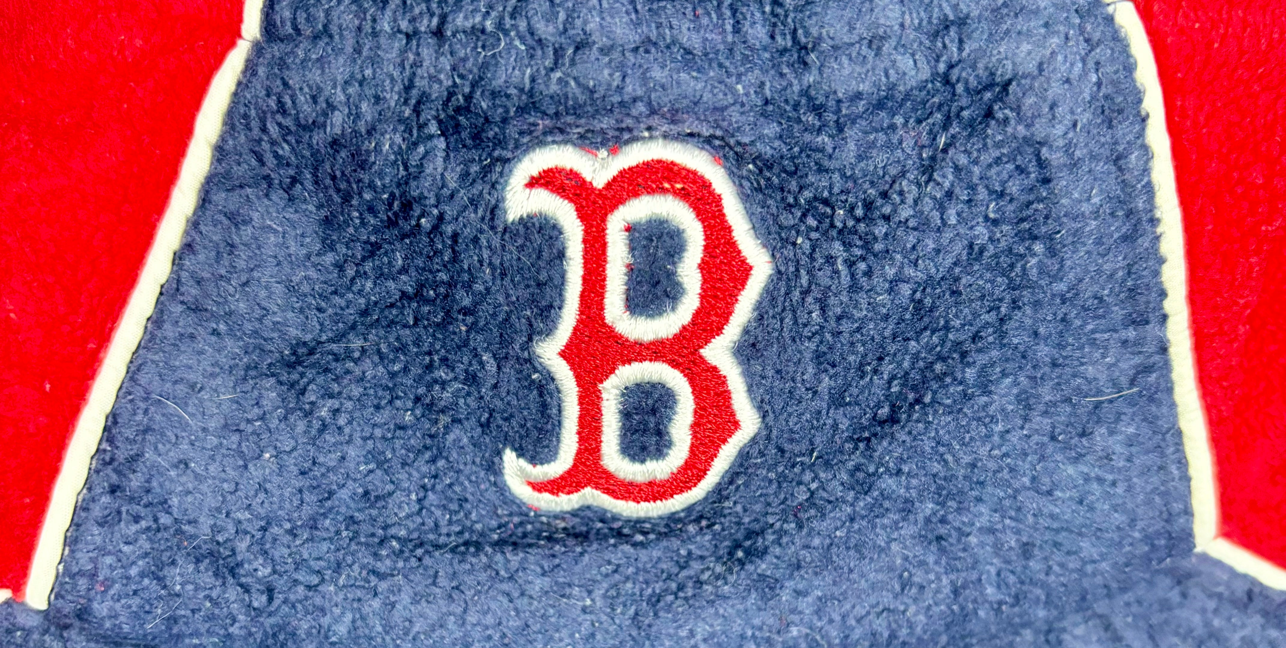 Majestic MLB Boston Red Sox Q-Zip Fleece Sweater Blau Größe M