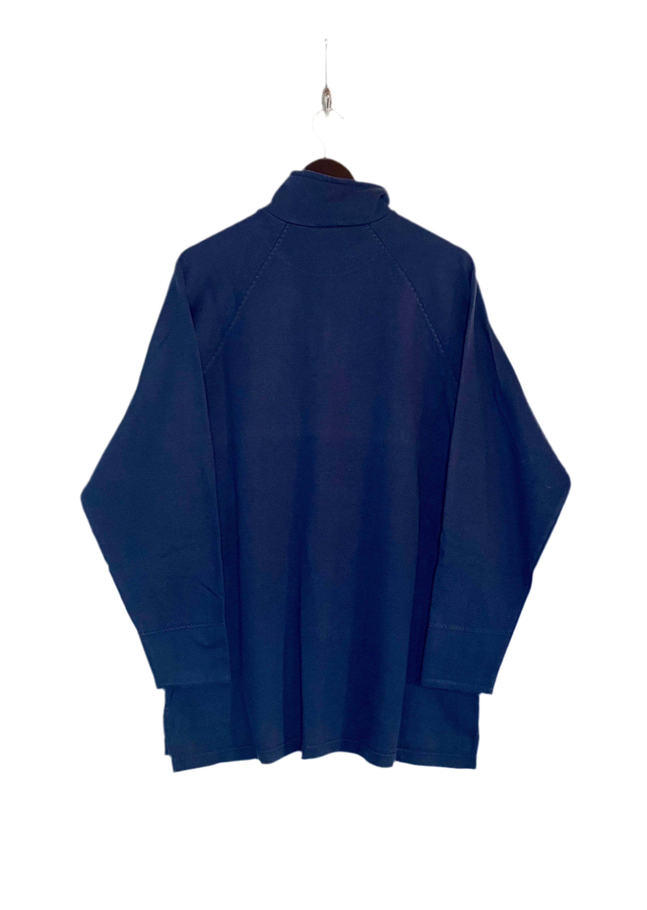 Champion Vintage Q-Zip Pullover Blau Größe XL