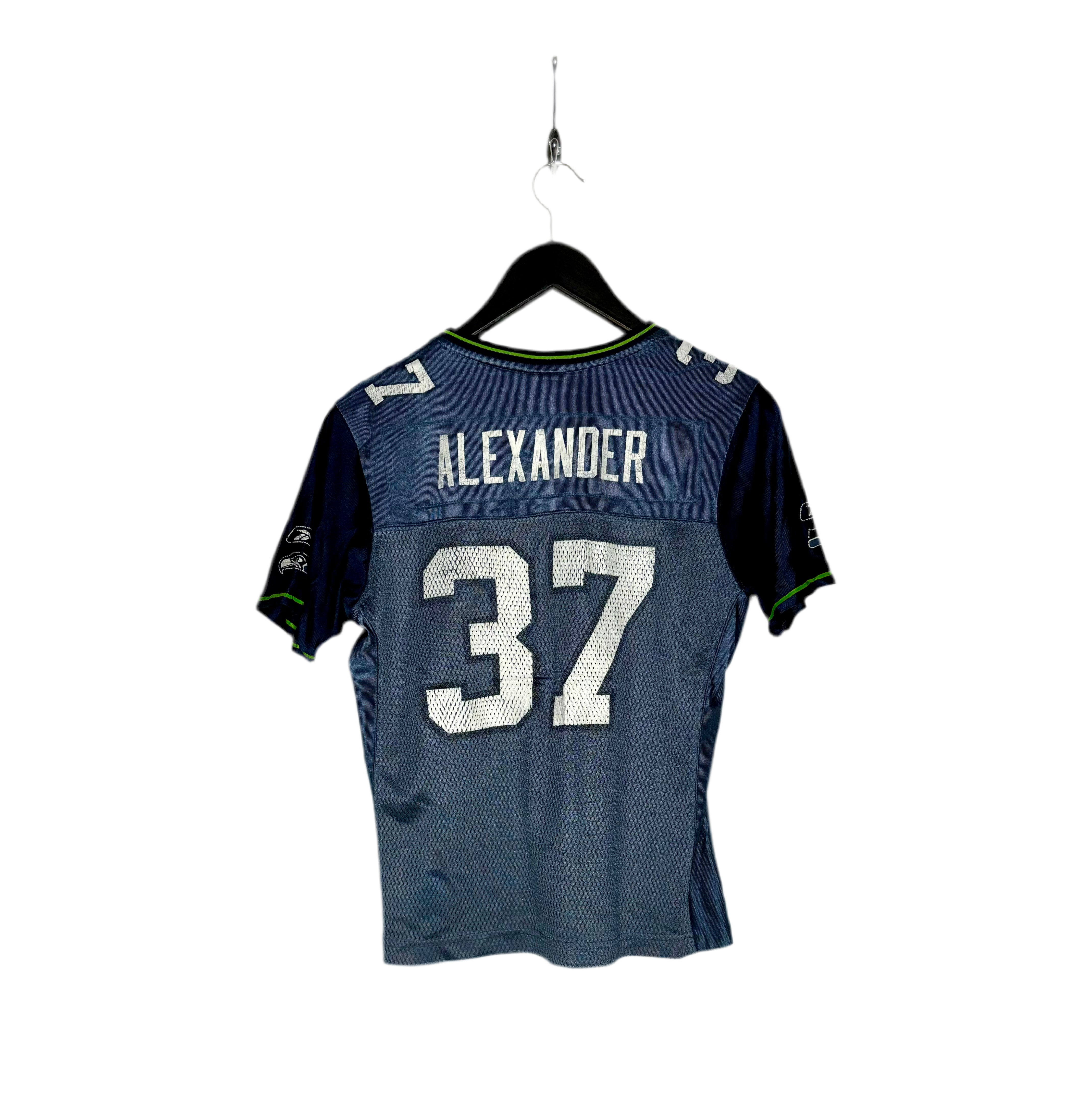 Reebok NFL Jersey Seattle Seahawks #37 Shaun Alexander Blau Größe M